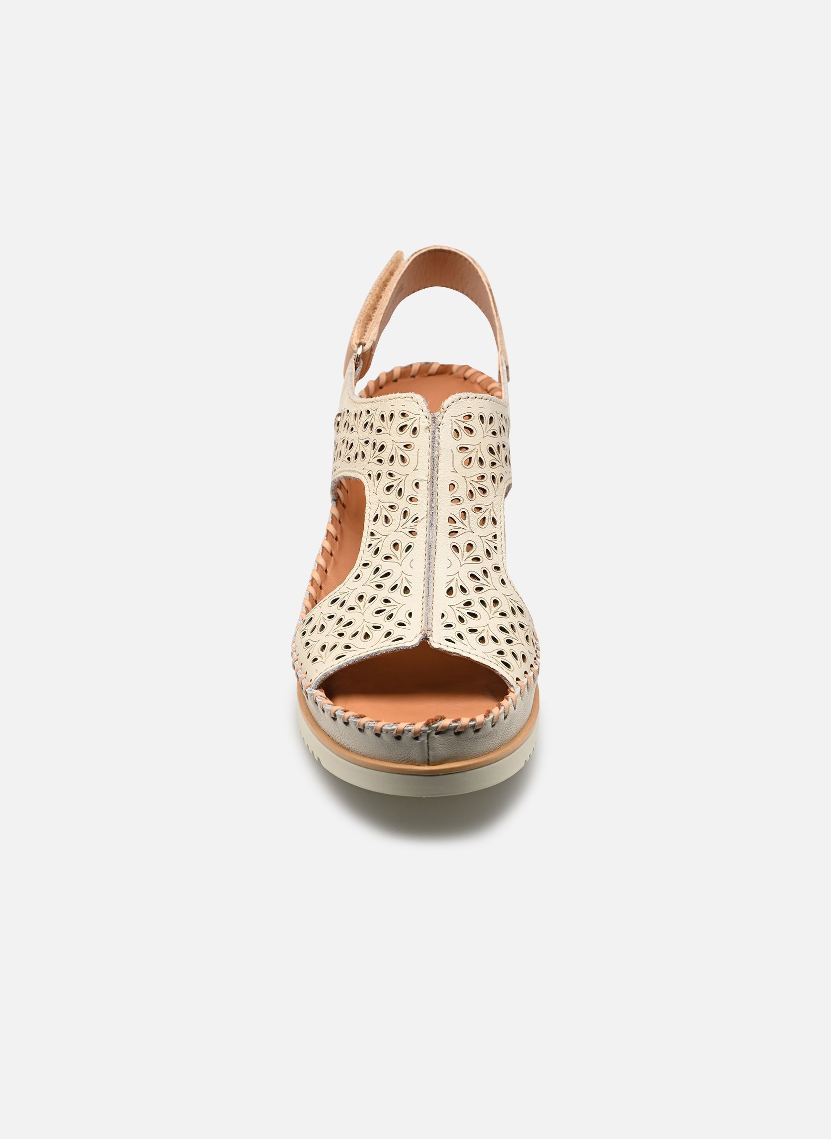 Sandalen met sleehak en plateau AGUADULCE W3Z-1623C1 dames wit Pikolinos Sandalen met sleehak en plateau AGUADULCE W3Z-1623C1 dames wit NATA