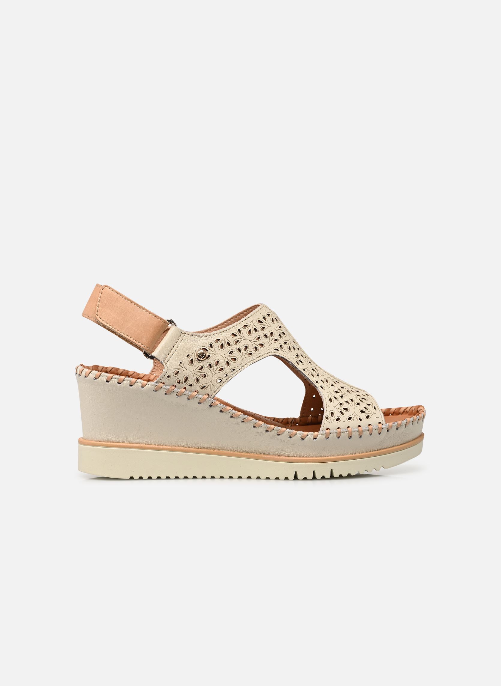 Sandalen met sleehak en plateau AGUADULCE W3Z-1623C1 dames wit Pikolinos Sandalen met sleehak en plateau AGUADULCE W3Z-1623C1 dames wit NATA
