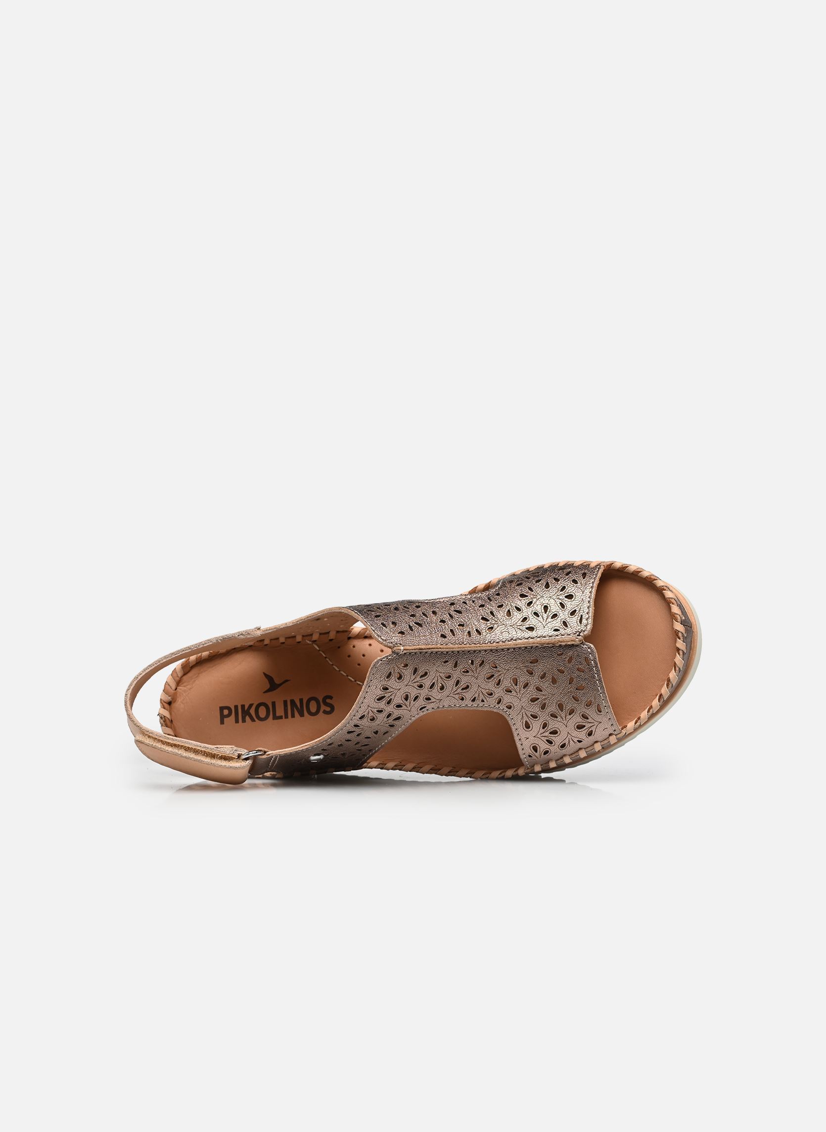 Keil- und Plateausandalen AGUADULCE W3Z-1623CLC1 damen gold und bronze Pikolinos Keil- und Plateausandalen AGUADULCE W3Z-1623CLC1 damen gold und bronze Stone