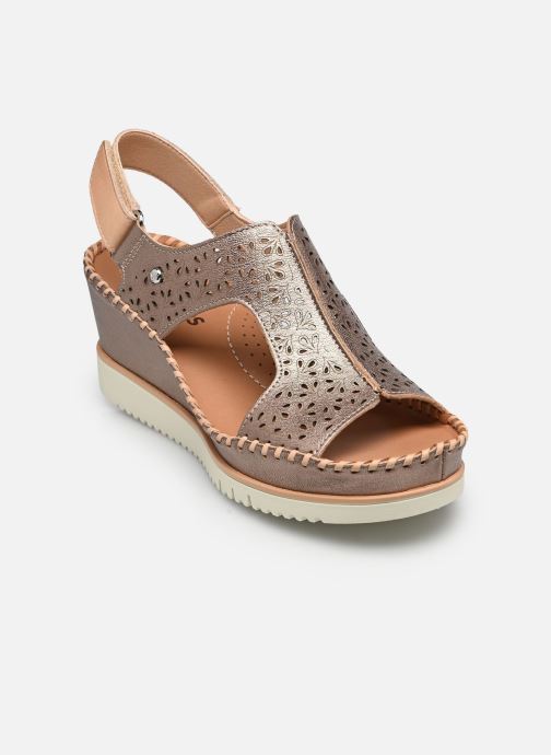 Pikolinos Sandales compensées et plateformes AGUADULCE W3Z-1623CLC1 femme or et bronze
