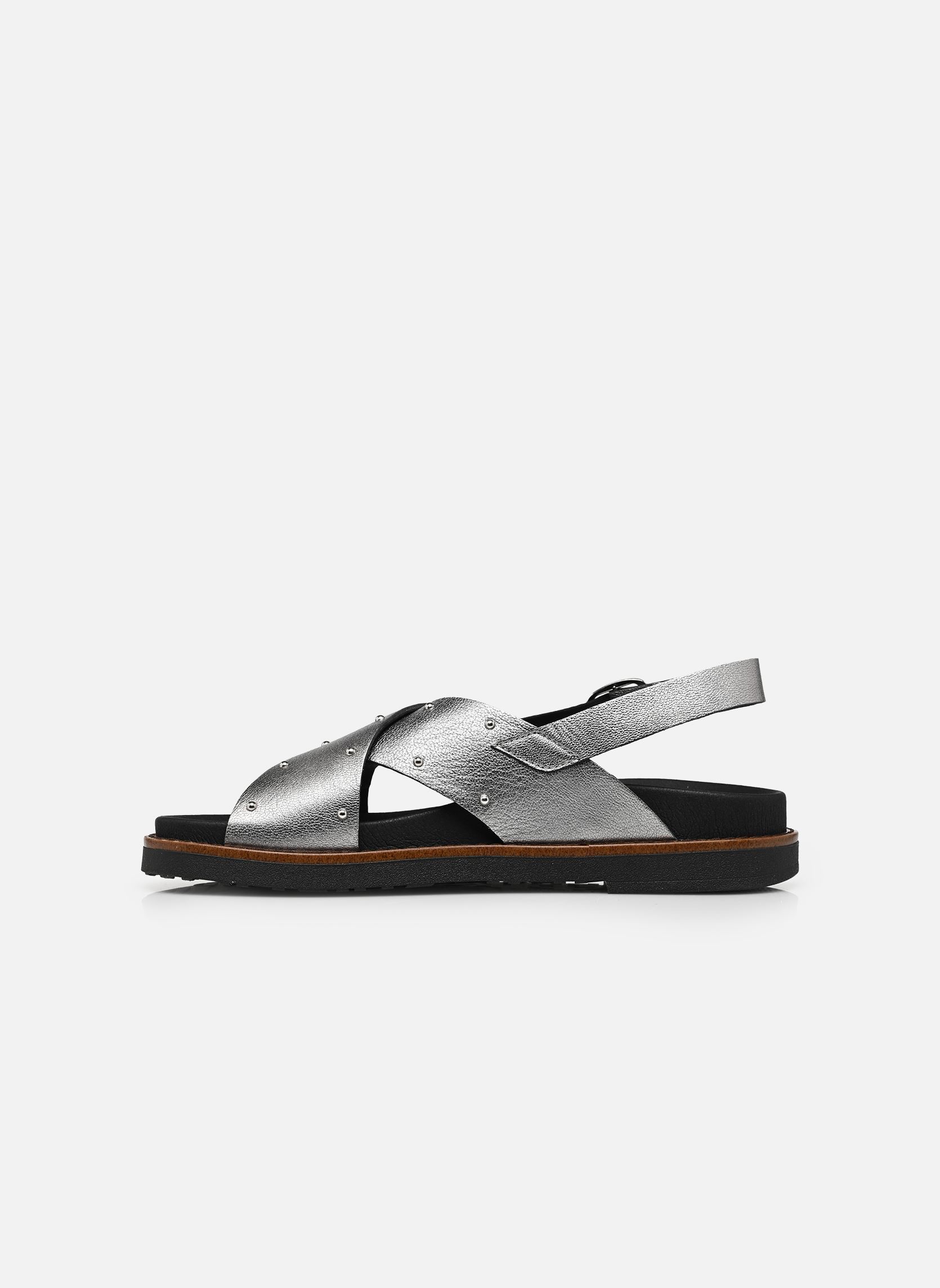 Flache Sandalen AITANA W7Z-0995CL damen silber Pikolinos Flache Sandalen AITANA W7Z-0995CL damen silber LEAD