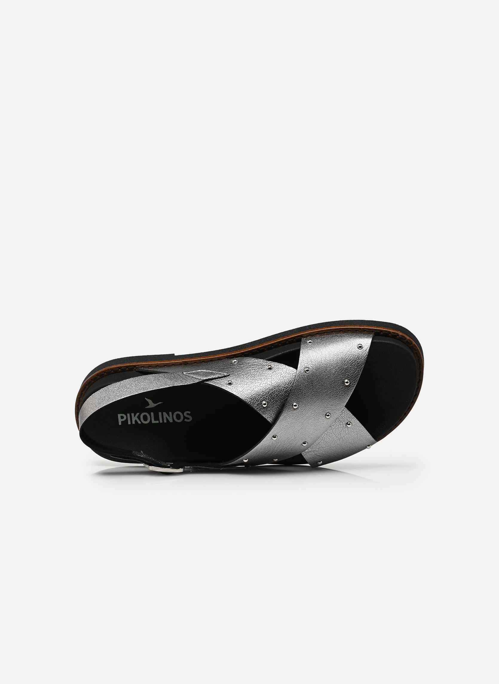 Flache Sandalen AITANA W7Z-0995CL damen silber Pikolinos Flache Sandalen AITANA W7Z-0995CL damen silber LEAD