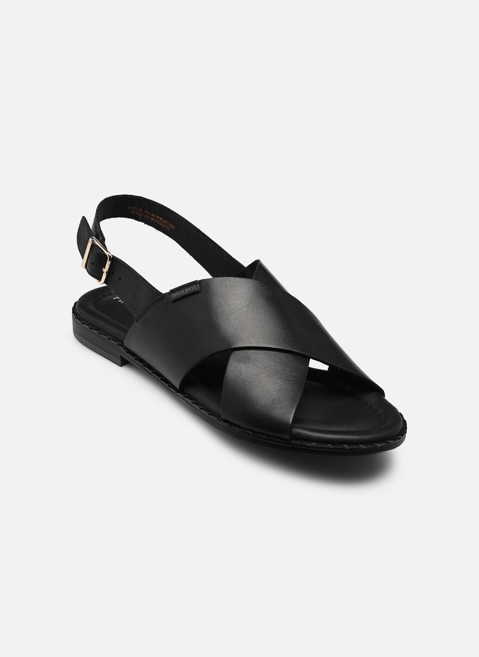 Flache Sandalen ALGAR W0X-0576 damen schwarz Pikolinos Flache Sandalen ALGAR W0X-0576 damen schwarz Black