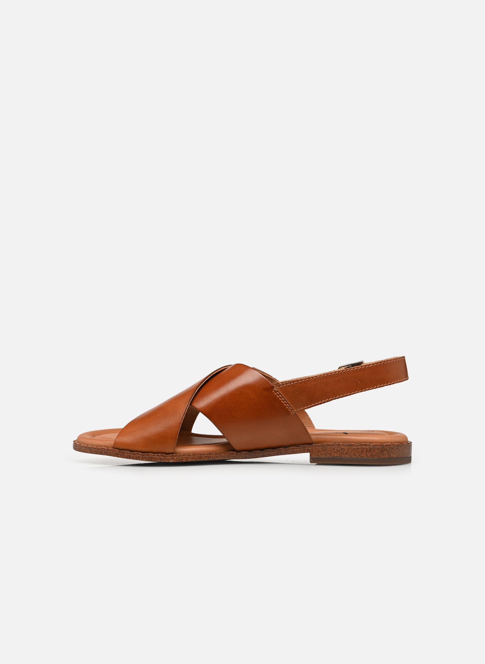 Flache Sandalen ALGAR W0X-0576 damen orange Pikolinos Flache Sandalen ALGAR W0X-0576 damen orange Brandy
