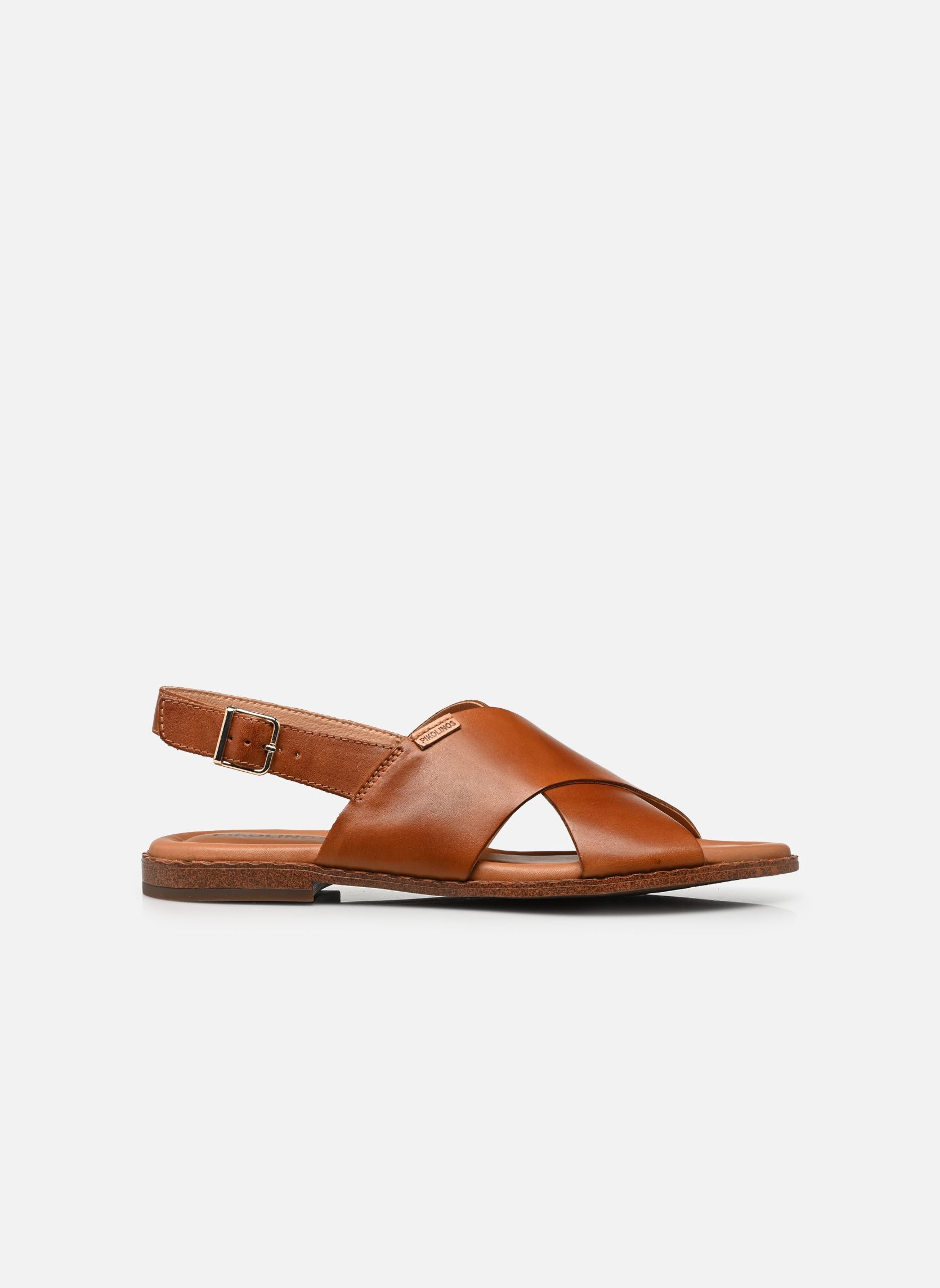 Flache Sandalen ALGAR W0X-0576 damen orange Pikolinos Flache Sandalen ALGAR W0X-0576 damen orange Brandy