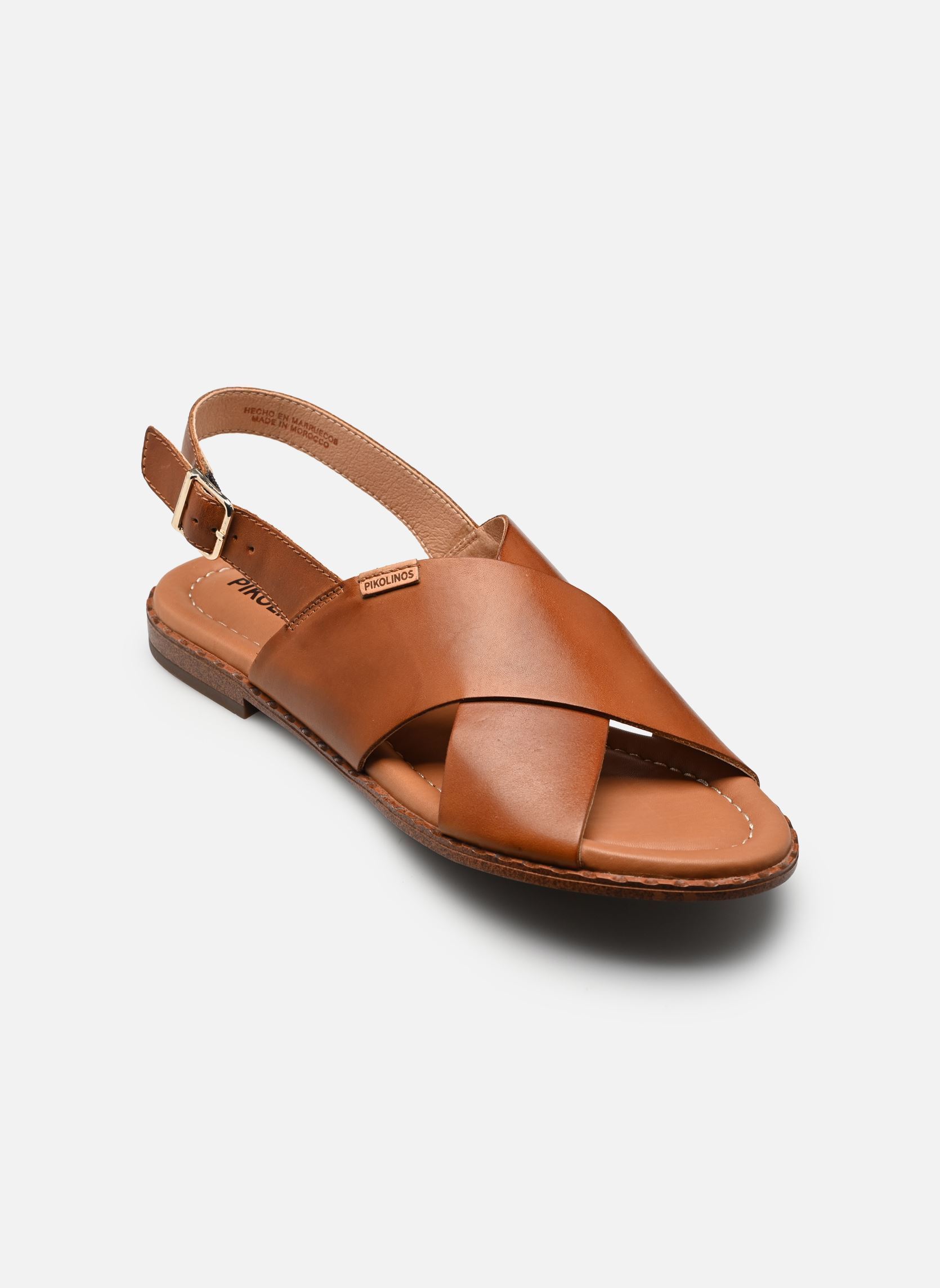 Flache Sandalen ALGAR W0X-0576 damen orange Pikolinos Flache Sandalen ALGAR W0X-0576 damen orange Brandy
