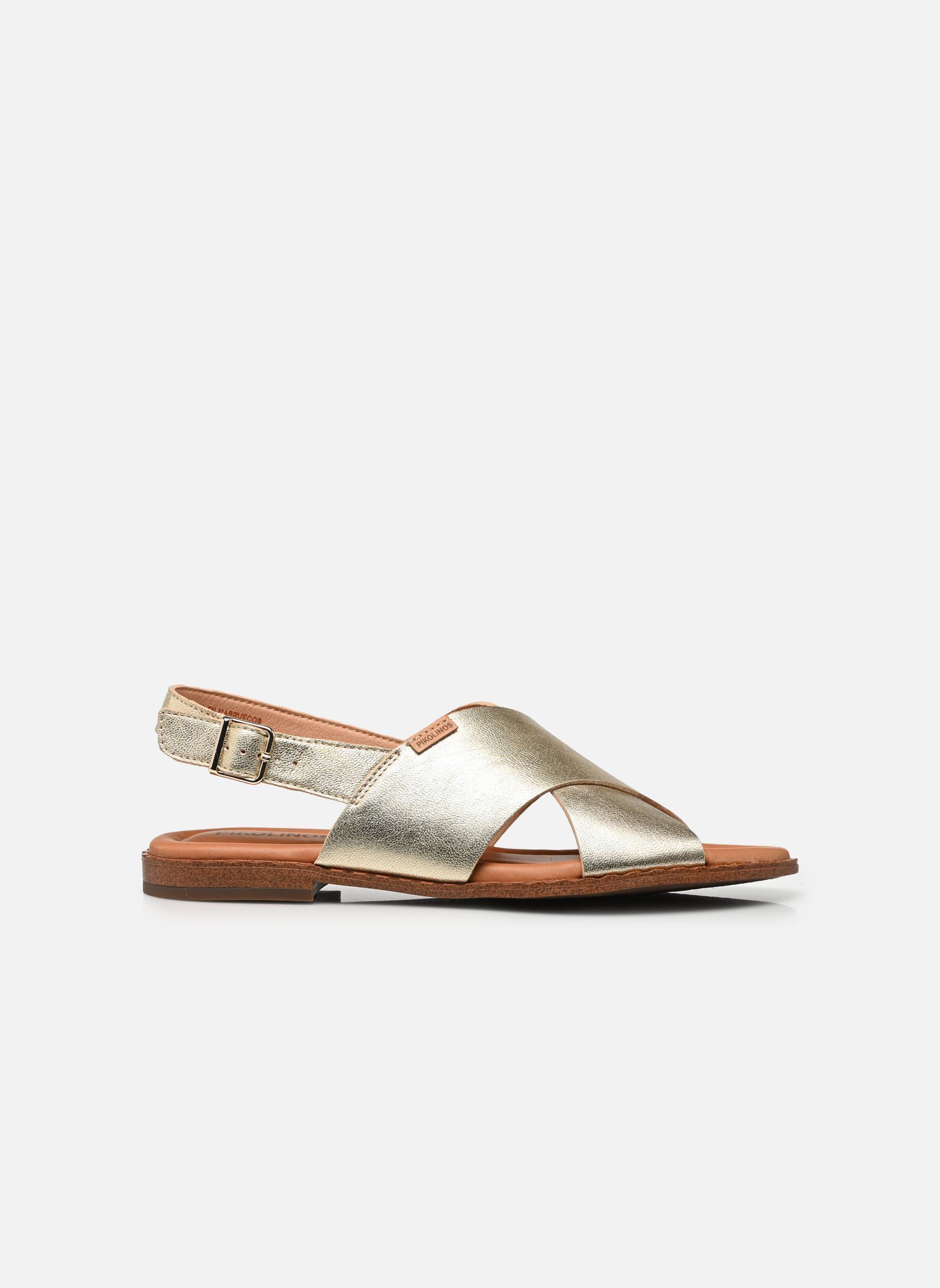 Flache Sandalen ALGAR W0X-0576CL damen silber Pikolinos Flache Sandalen ALGAR W0X-0576CL damen silber Carrara