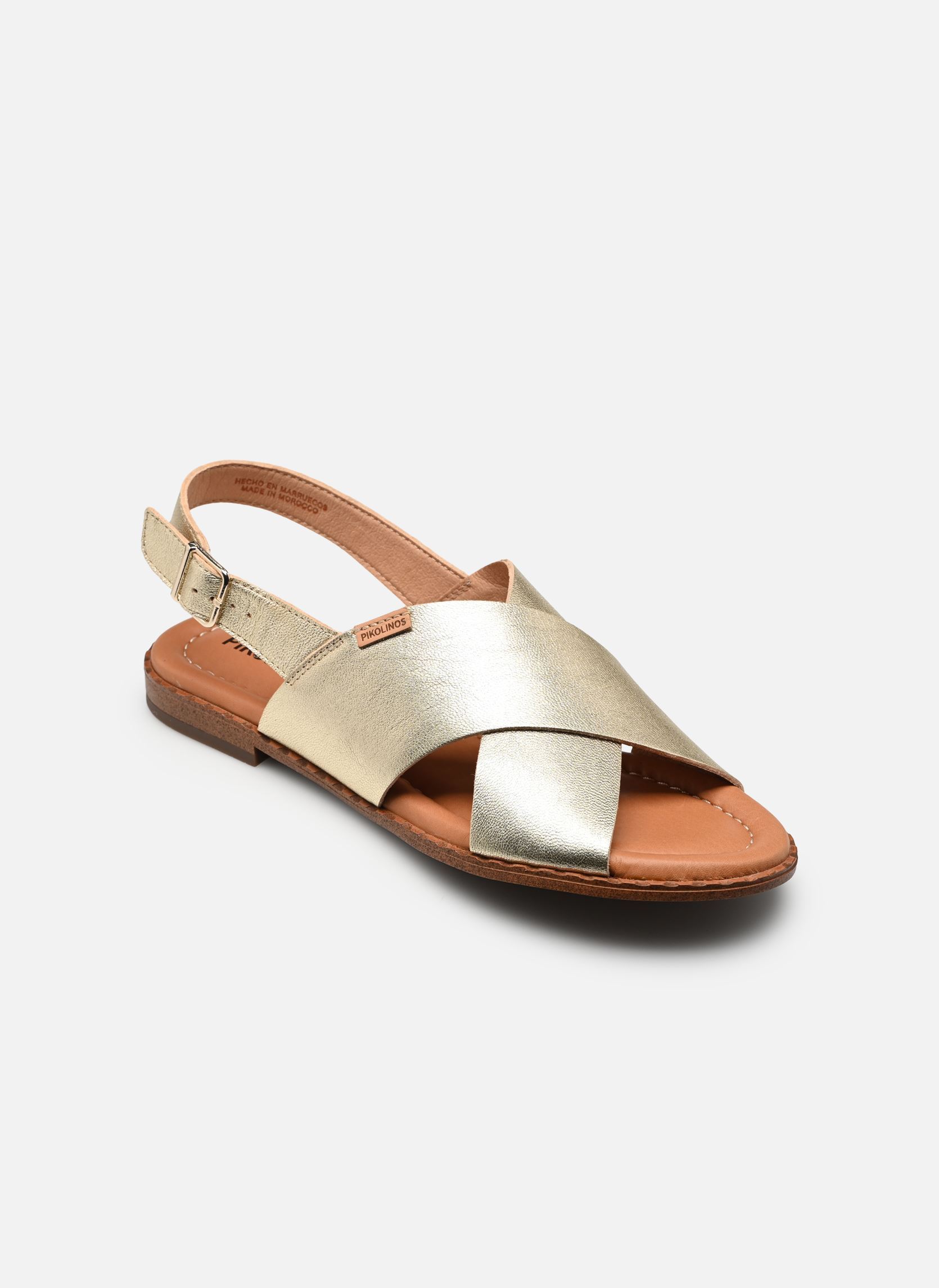 Flache Sandalen ALGAR W0X-0576CL damen silber Pikolinos Flache Sandalen ALGAR W0X-0576CL damen silber Carrara