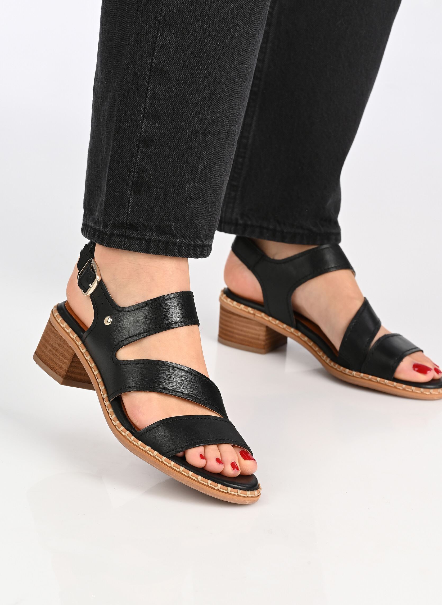 Sandalen BLANES W3H-1635 damen schwarz Pikolinos Sandalen BLANES W3H-1635 damen schwarz Black