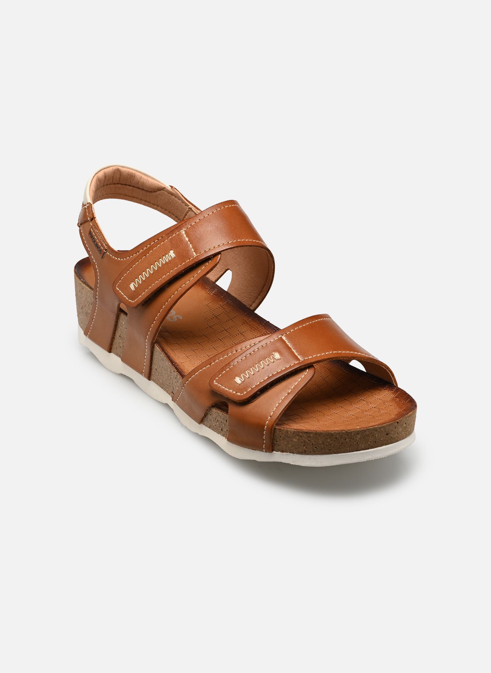 Sandales compensées et plateformes MAHON W9E-0870 femme marron Pikolinos Sandales compensées et plateformes MAHON W9E-0870 femme marron BRANDY