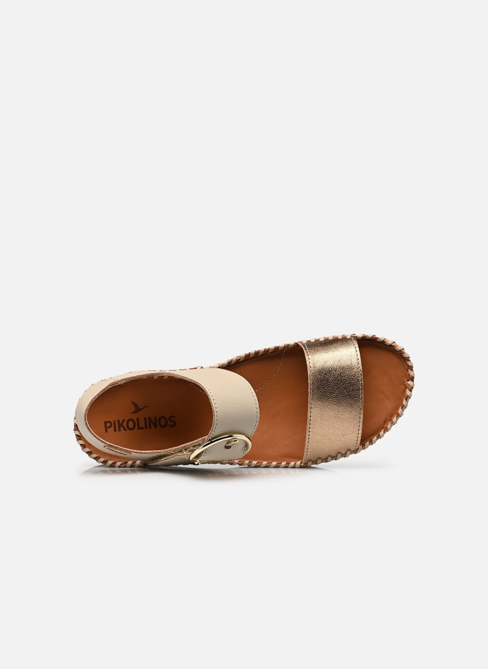 Sandales compensées et plateformes MARINA W1C-0709CLC1 femme or et bronze Pikolinos Sandales compensées et plateformes MARINA W1C-0709CLC1 femme or et bronze CHAMPAGNE