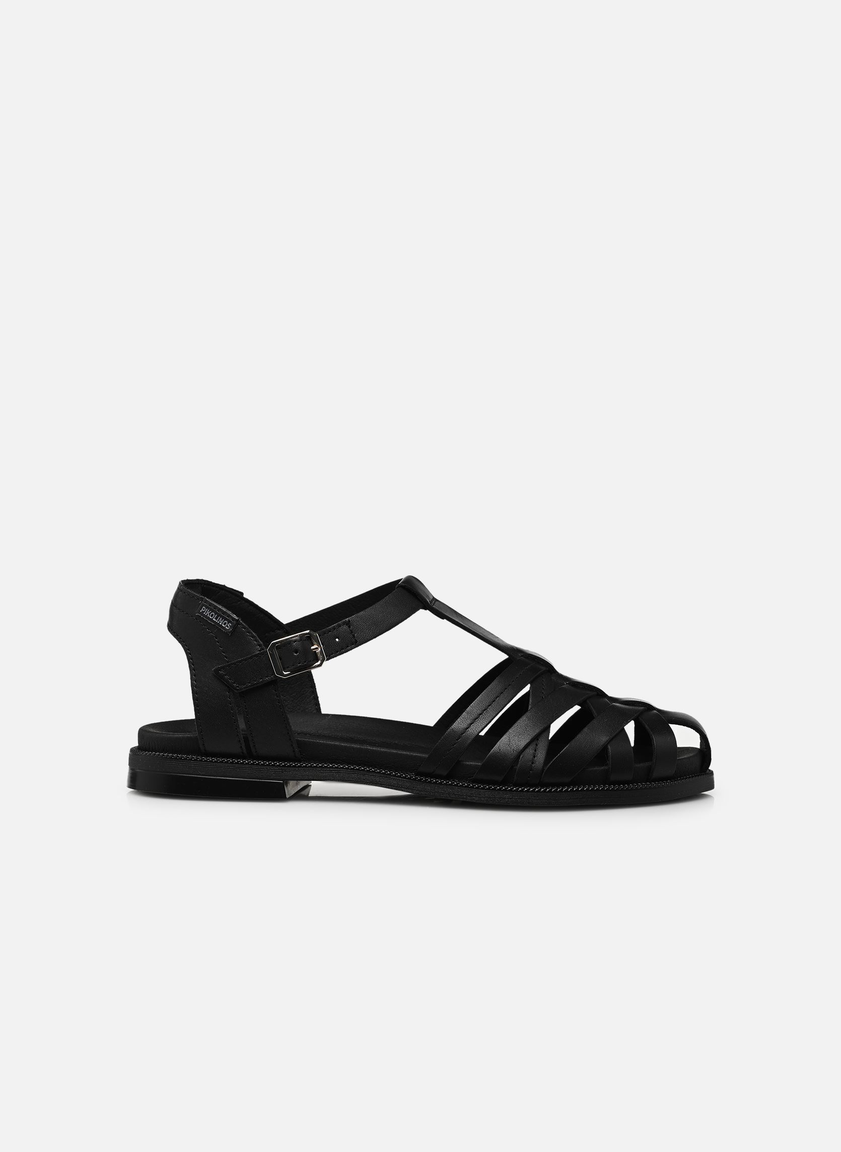 Flache Sandalen NAVIA W3E-0637 damen schwarz Pikolinos Flache Sandalen NAVIA W3E-0637 damen schwarz Black