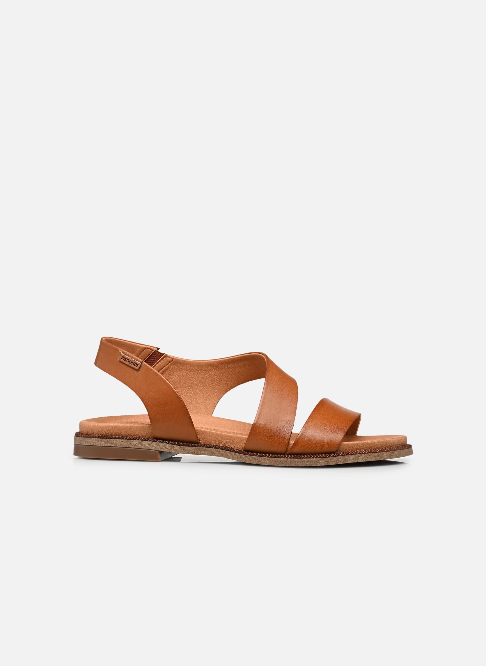 Flache Sandalen NAVIA W3E-0652 damen braun Pikolinos Flache Sandalen NAVIA W3E-0652 damen braun Brandy