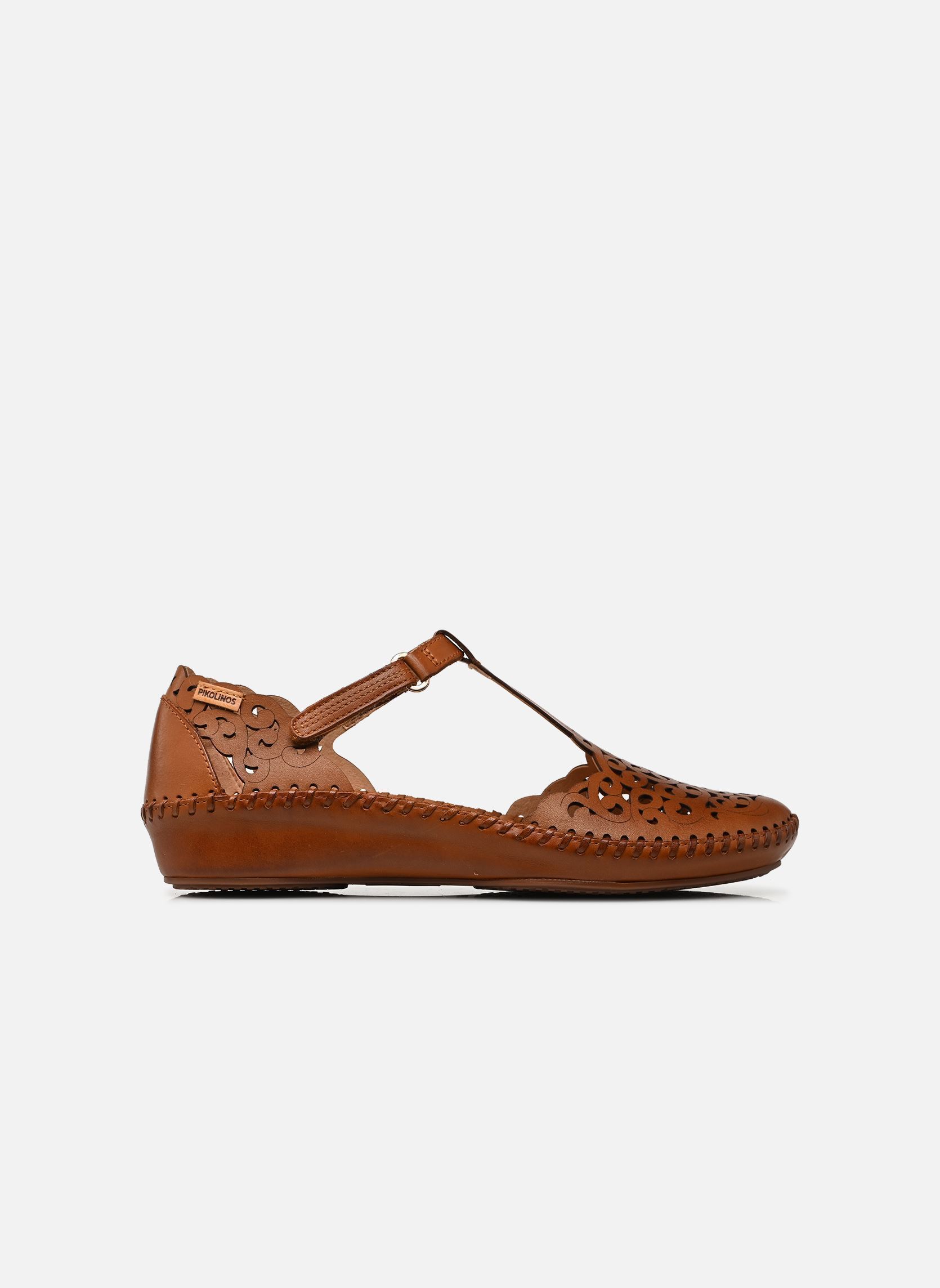 Platte sandalen P. VALLARTA 655-0967 dames bruin Pikolinos Platte sandalen P. VALLARTA 655-0967 dames bruin BRANDY