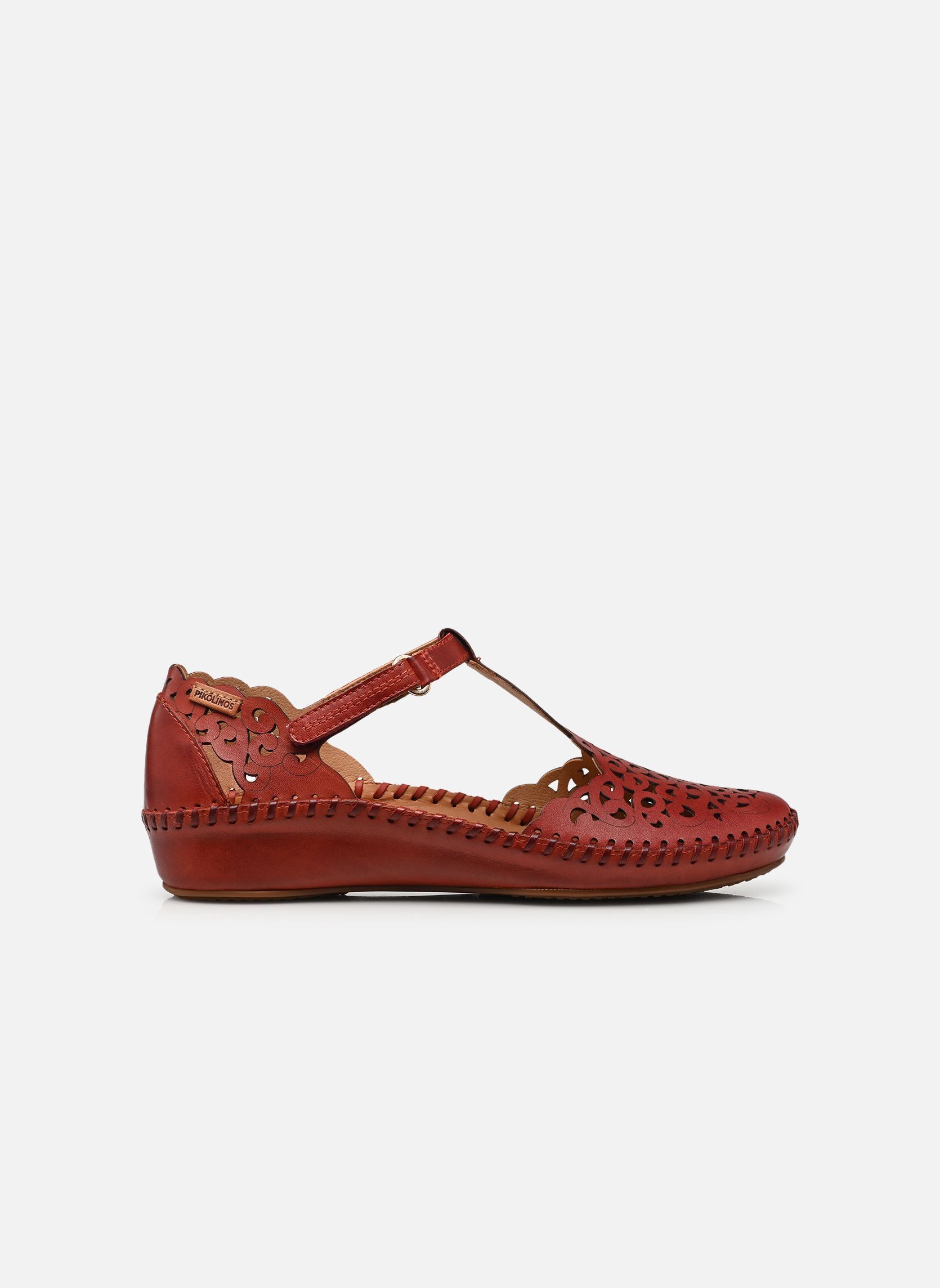 Flache Sandalen P. VALLARTA 655-0967 damen bordeaux Pikolinos Flache Sandalen P. VALLARTA 655-0967 damen bordeaux SANDIA