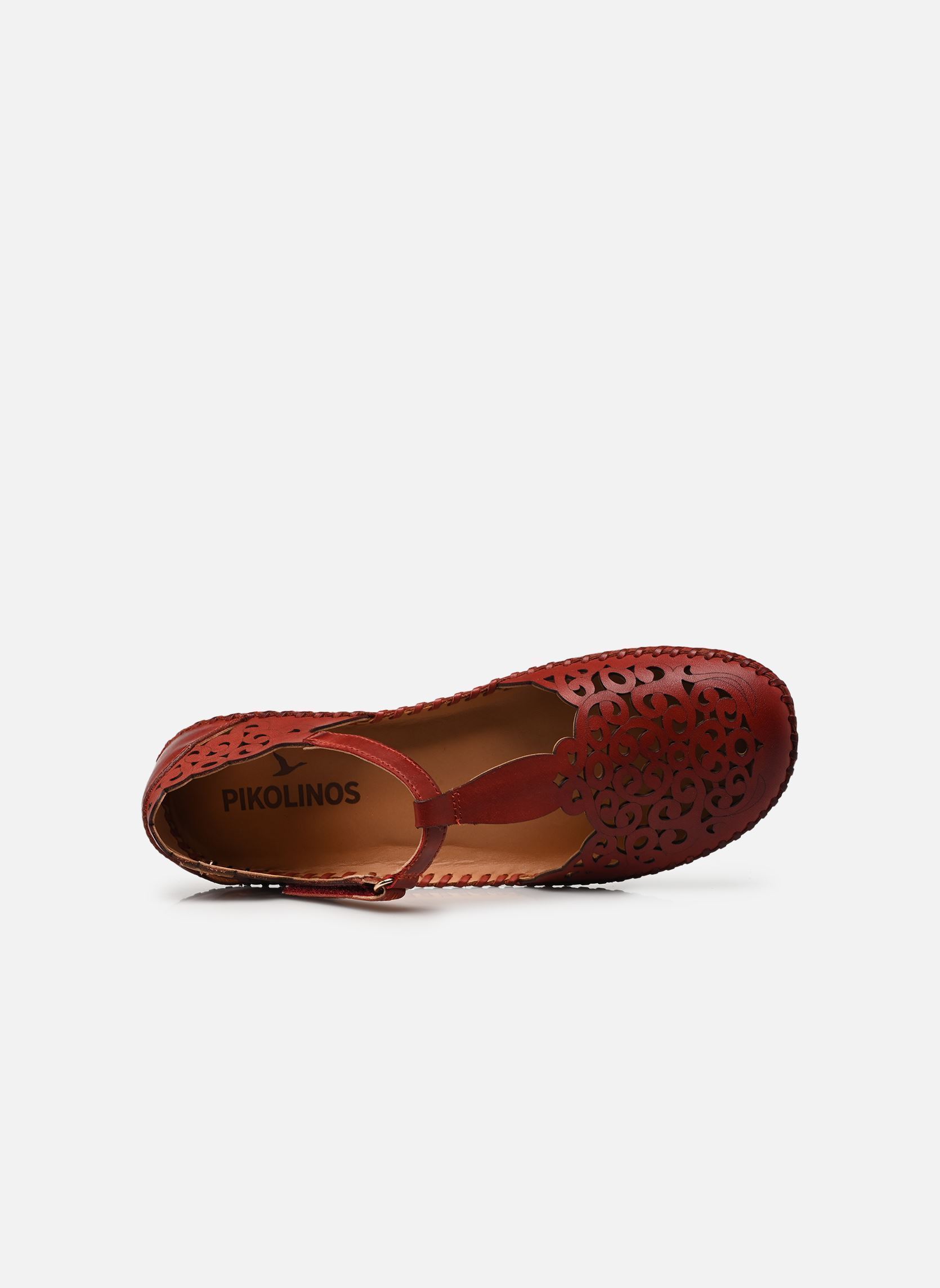 Flache Sandalen P. VALLARTA 655-0967 damen bordeaux Pikolinos Flache Sandalen P. VALLARTA 655-0967 damen bordeaux SANDIA