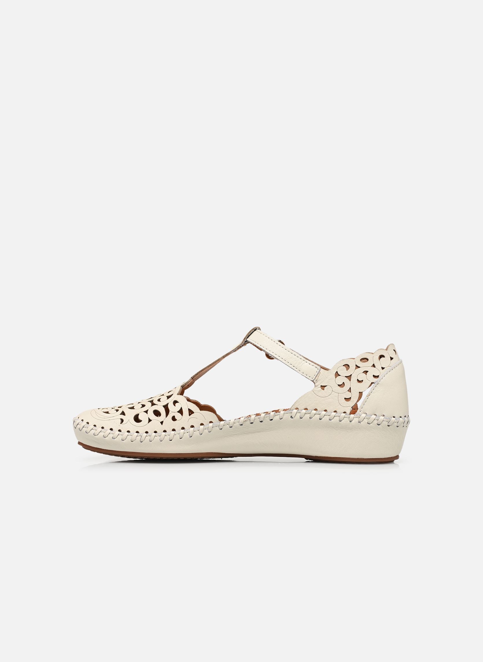 Platte sandalen P. VALLARTA 655-0967 dames wit Pikolinos Platte sandalen P. VALLARTA 655-0967 dames wit NATA