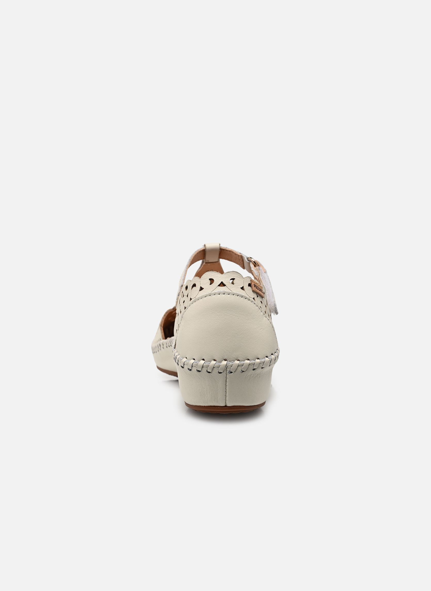 Platte sandalen P. VALLARTA 655-0967 dames wit Pikolinos Platte sandalen P. VALLARTA 655-0967 dames wit NATA