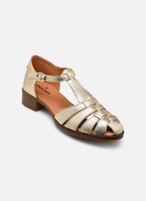 Flache Sandalen VALENCIA W7D-1835CL damen gold und bronze Pikolinos Flache Sandalen VALENCIA W7D-1835CL damen gold und bronze Carrara