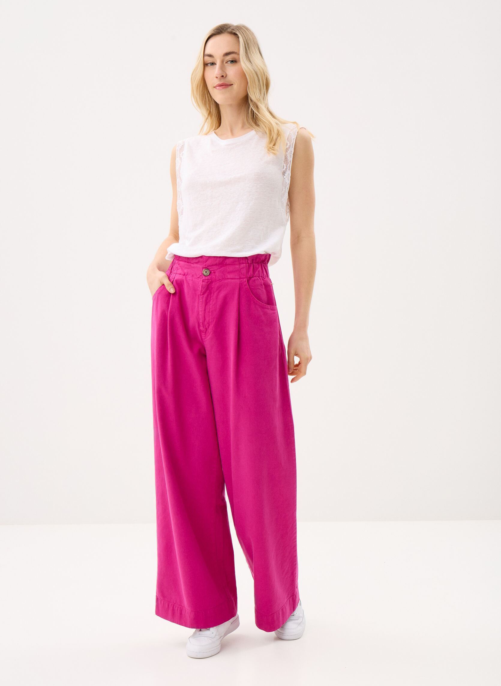 Débardeurs Helena femme blanc Des Petits Hauts Débardeurs Helena femme blanc Ecru