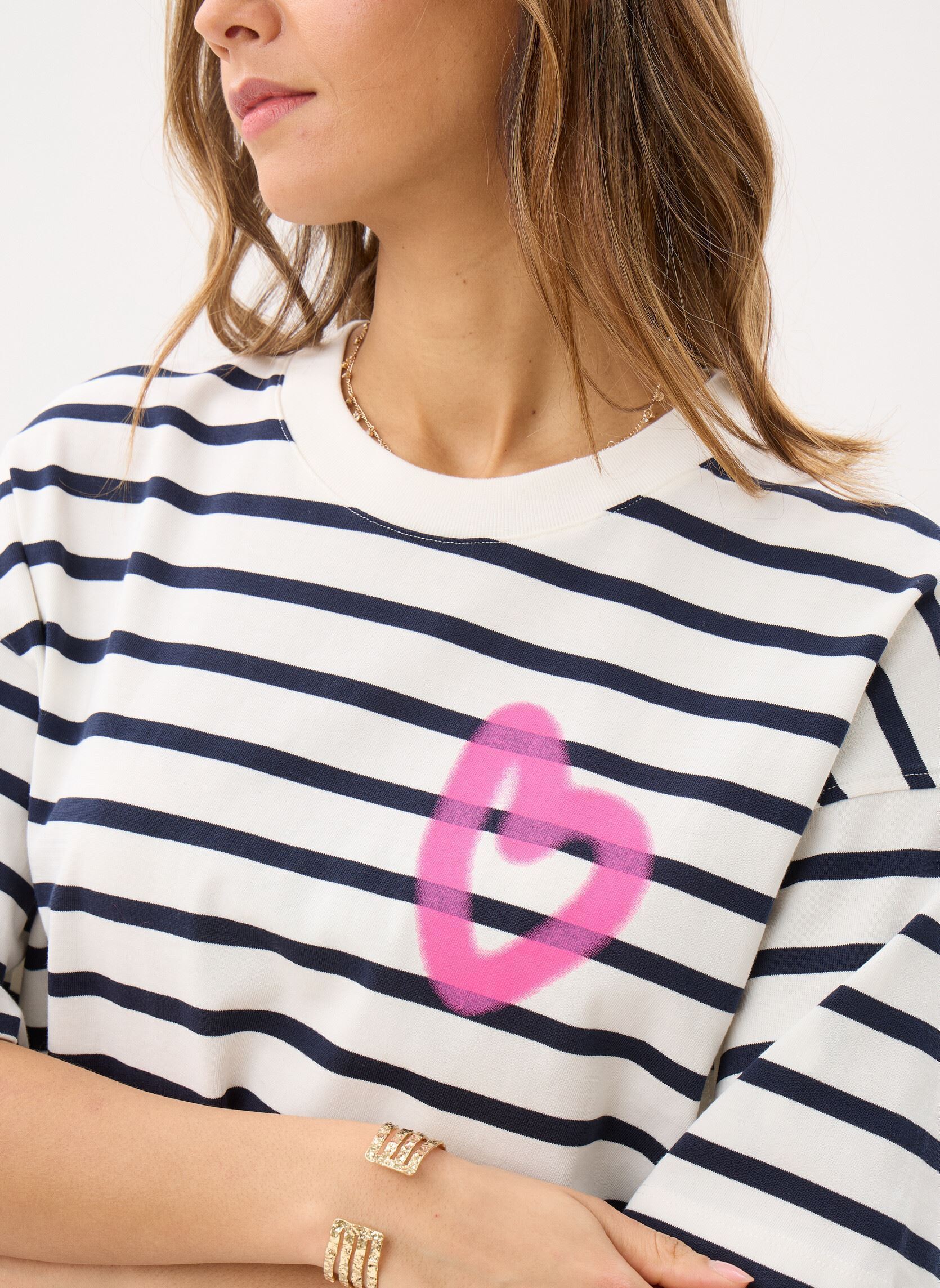 Sweater Fionna dames wit Des Petits Hauts Sweater Fionna dames wit Coeur Gum