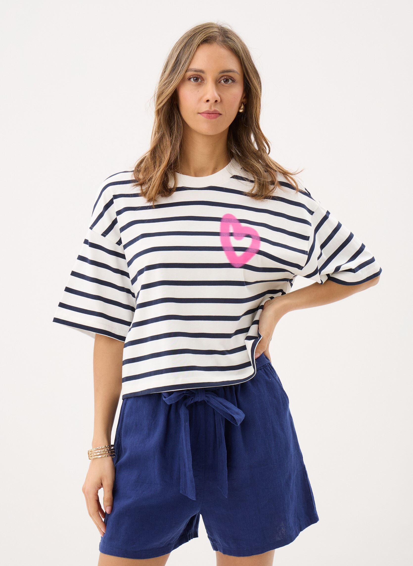 Sweater Fionna dames wit Des Petits Hauts Sweater Fionna dames wit Coeur Gum