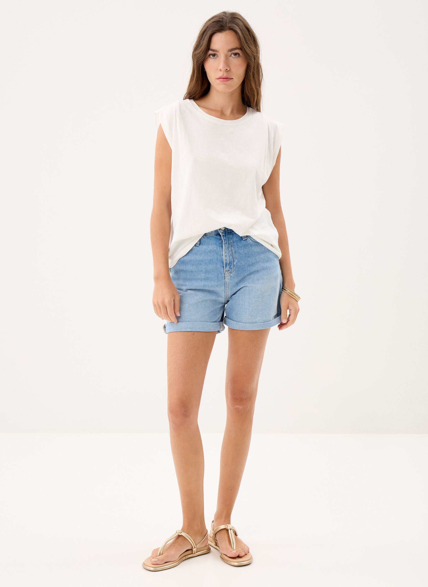 Hemdjes Zaeba dames wit Des Petits Hauts Hemdjes Zaeba dames wit Ecru