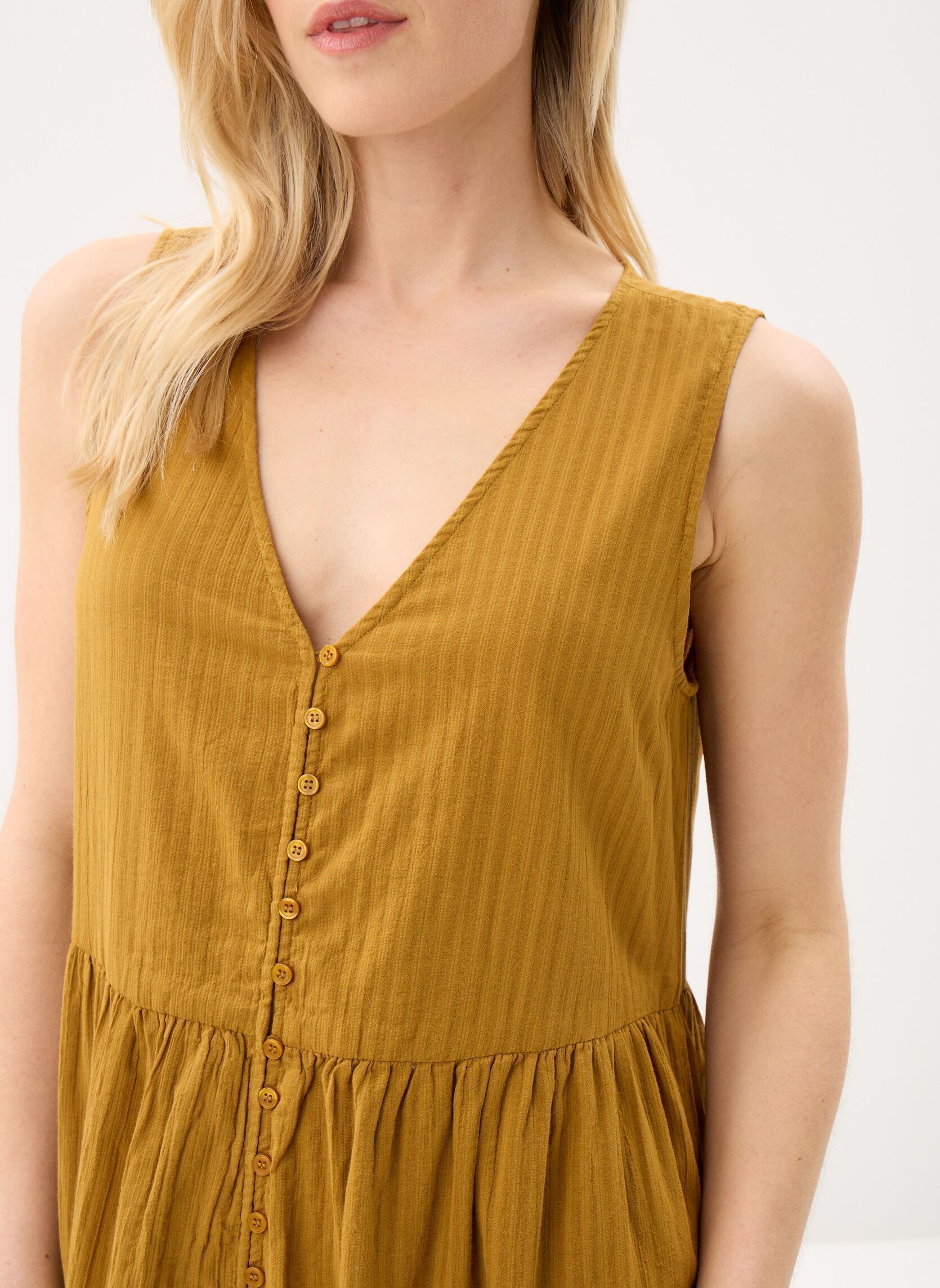 Jurken Santana dames beige Des Petits Hauts Jurken Santana dames beige Mousse