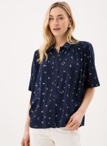 Chemises manches courtes Elais femme bleu Des Petits Hauts Chemises manches courtes Elais femme bleu Myrtille
