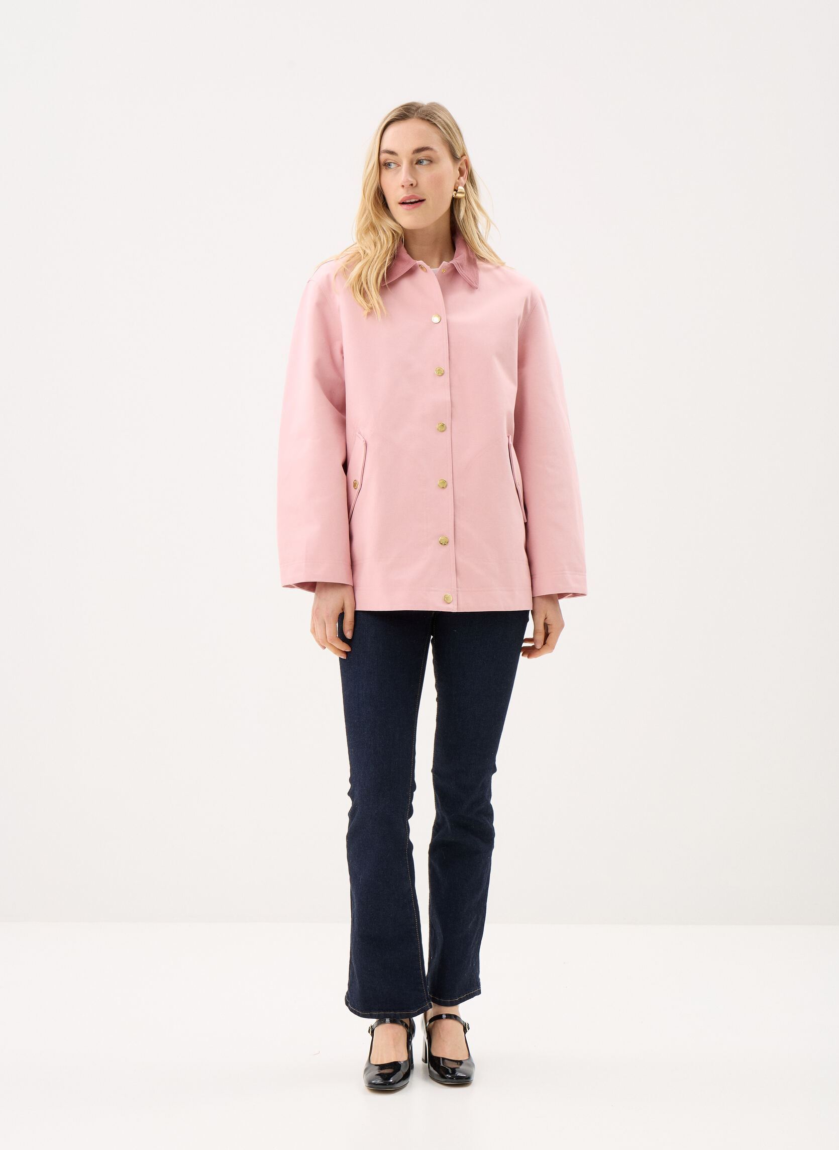 Manteaux Ypolite femme rose Des Petits Hauts Manteaux Ypolite femme rose Rose