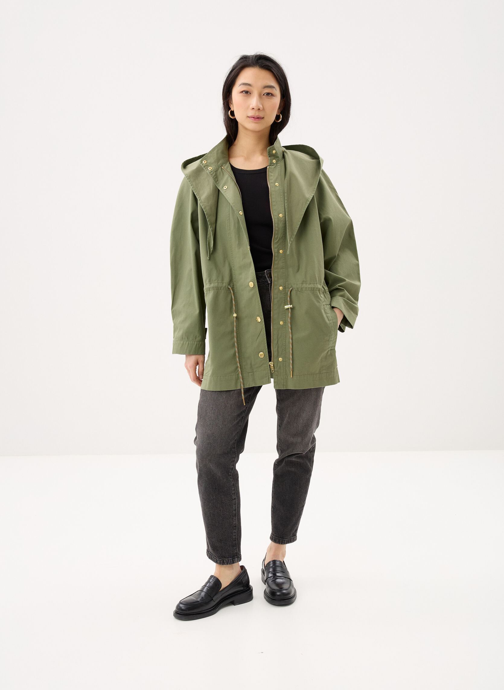 Parkas Ysara damen grün Des Petits Hauts Parkas Ysara damen grün THE