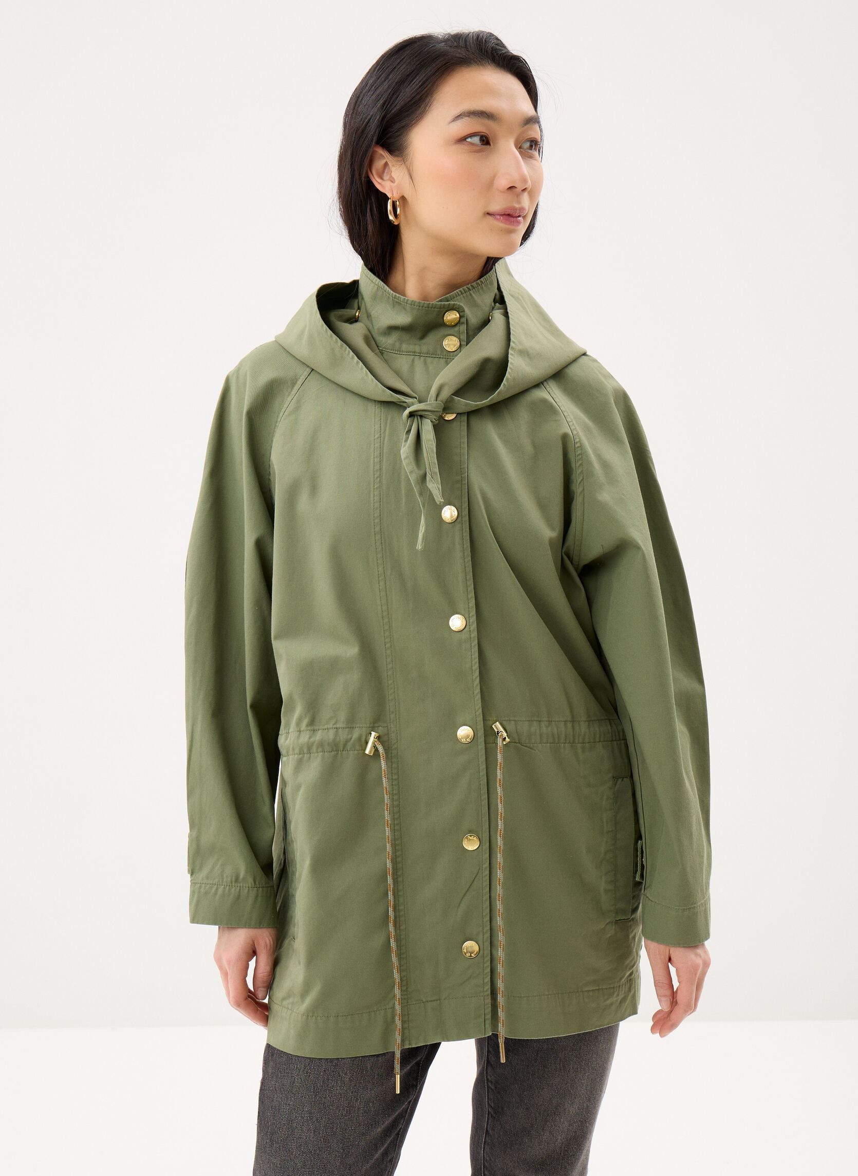 Parkas Ysara damen grün Des Petits Hauts Parkas Ysara damen grün THE