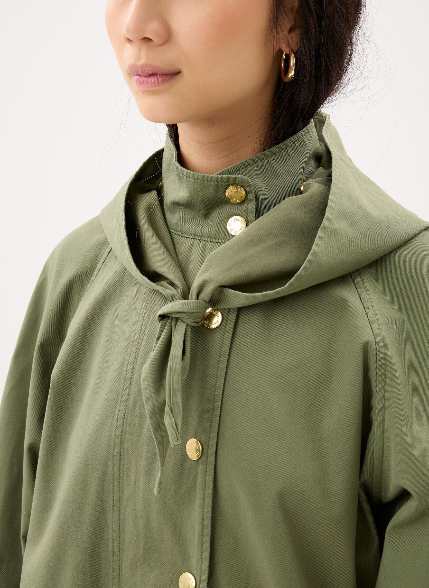 Parkas Ysara damen grün Des Petits Hauts Parkas Ysara damen grün THE