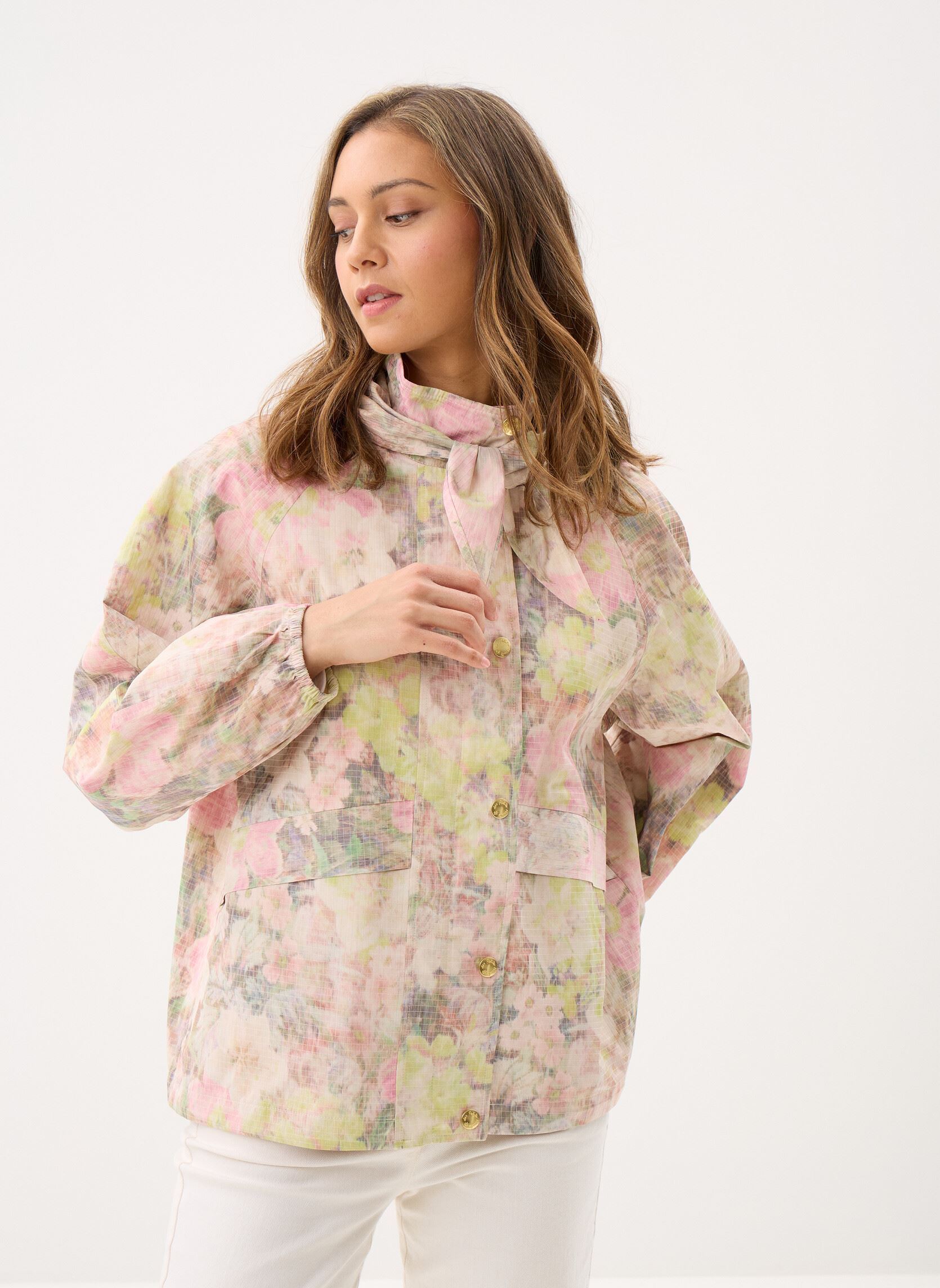 Parkas Ylang femme multicolore Des Petits Hauts Parkas Ylang femme multicolore Bouquet