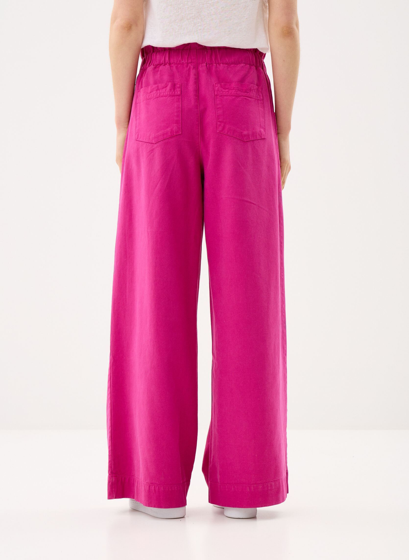 Pantalons larges Loulou 2 femme violet Des Petits Hauts Pantalons larges Loulou 2 femme violet Pivoine