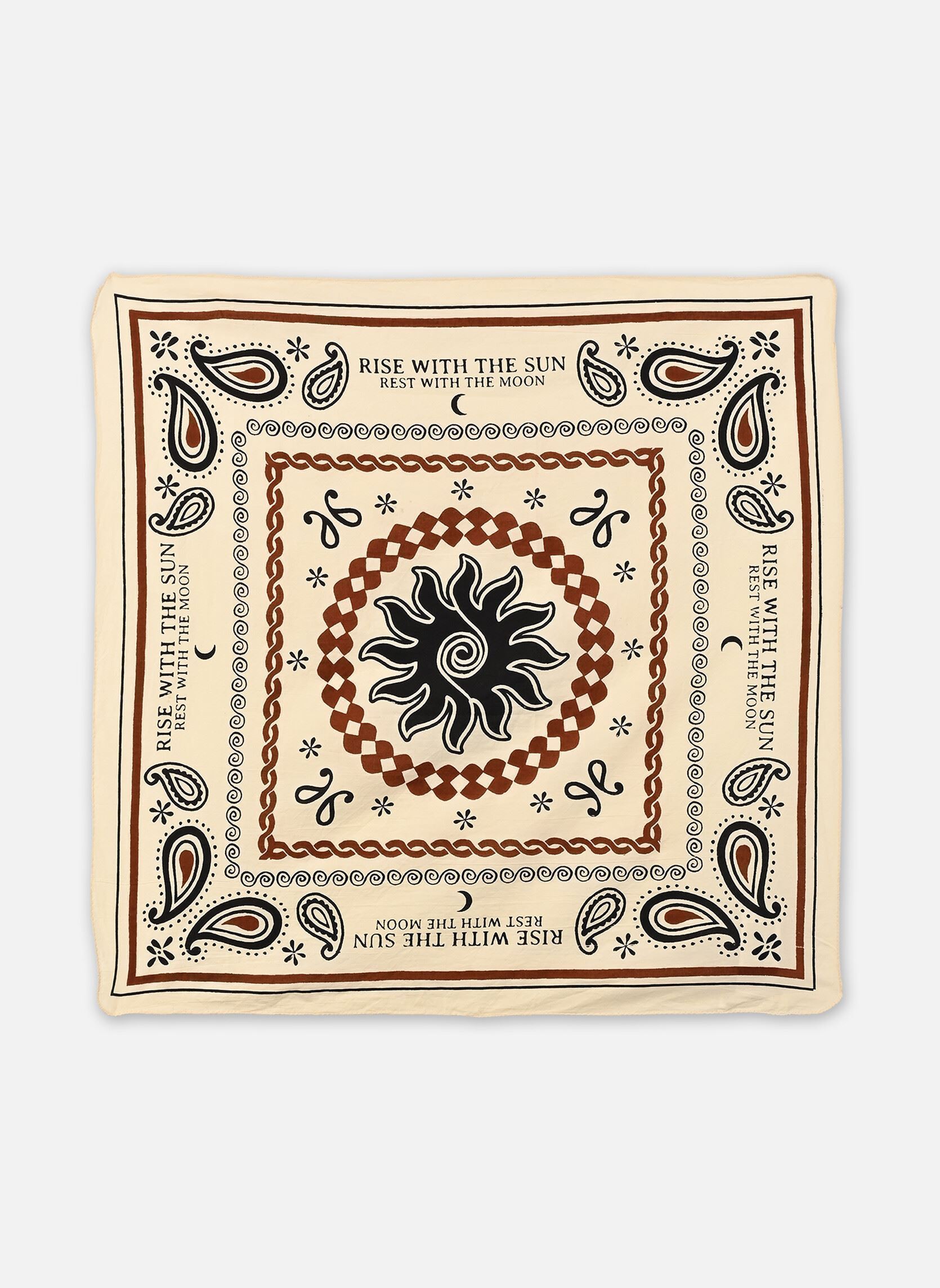 Foulards Nabelle femme marron Des Petits Hauts Foulards Nabelle femme marron Bandana Choco