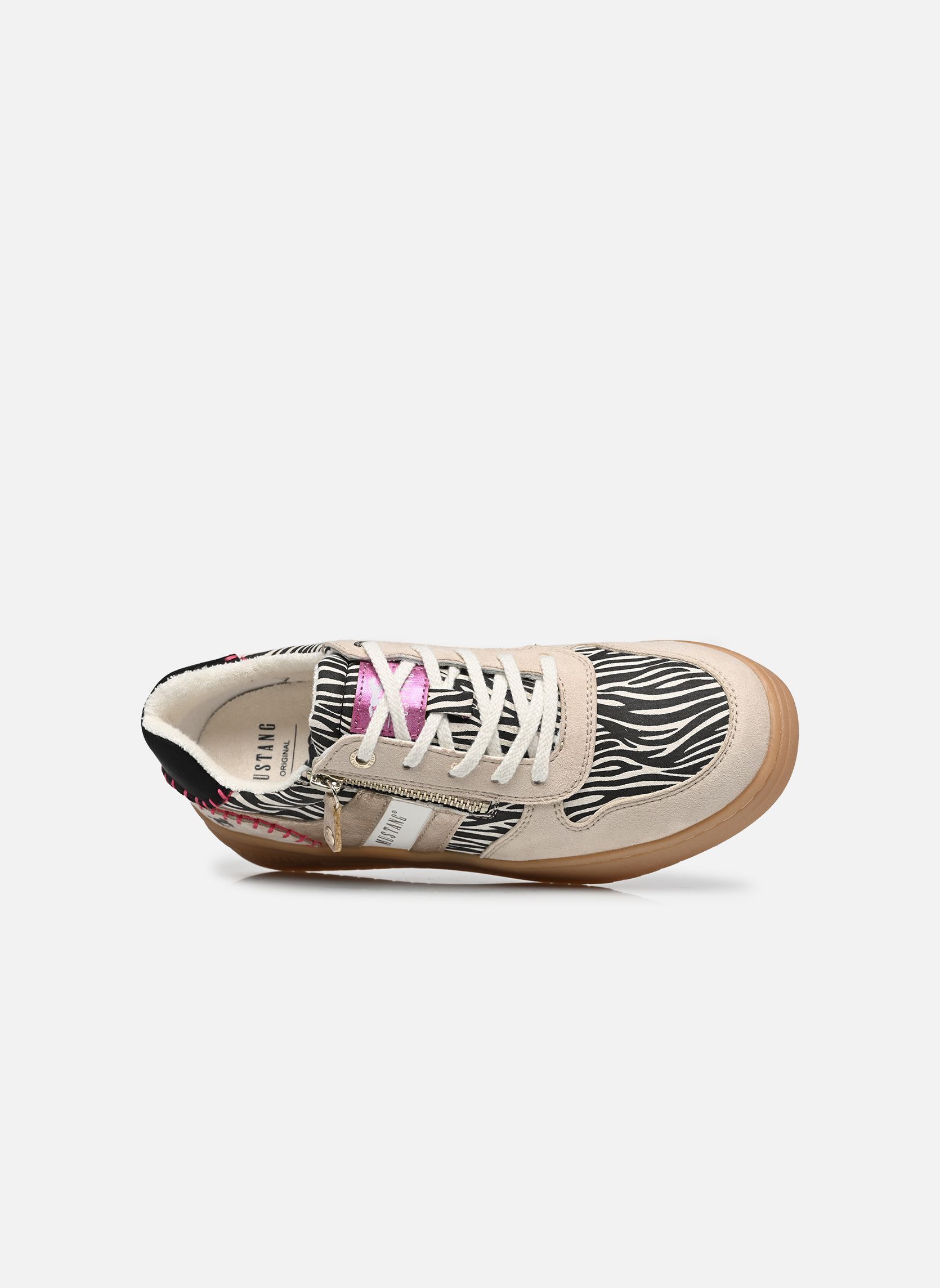 Baskets 26M0362004 femme beige Mustang shoes Baskets 26M0362004 femme beige Black-Beige