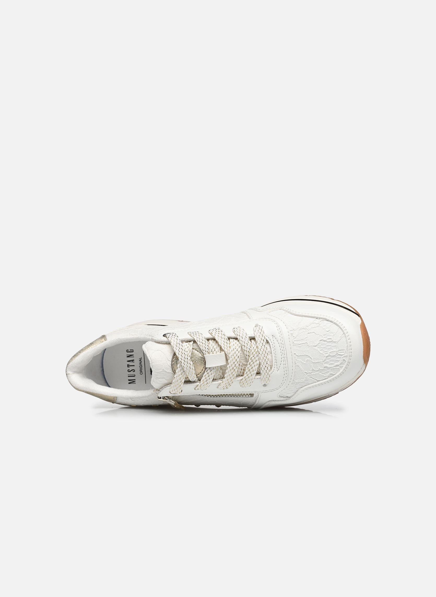 Sneaker 15M0332008 damen weiß Mustang shoes Sneaker 15M0332008 damen weiß White