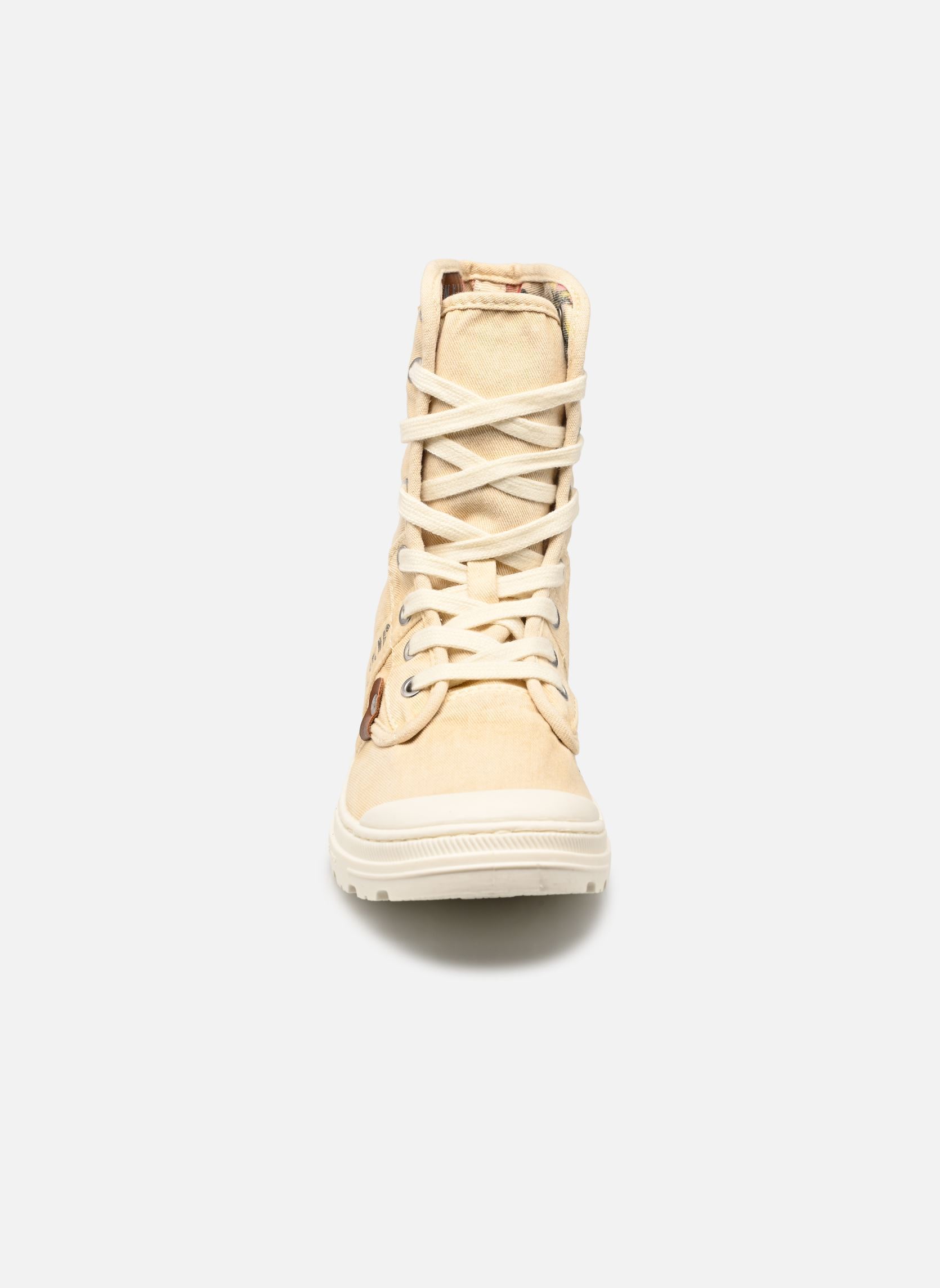 Baskets 26M0742007 femme beige Mustang shoes Baskets 26M0742007 femme beige offwhite-multi