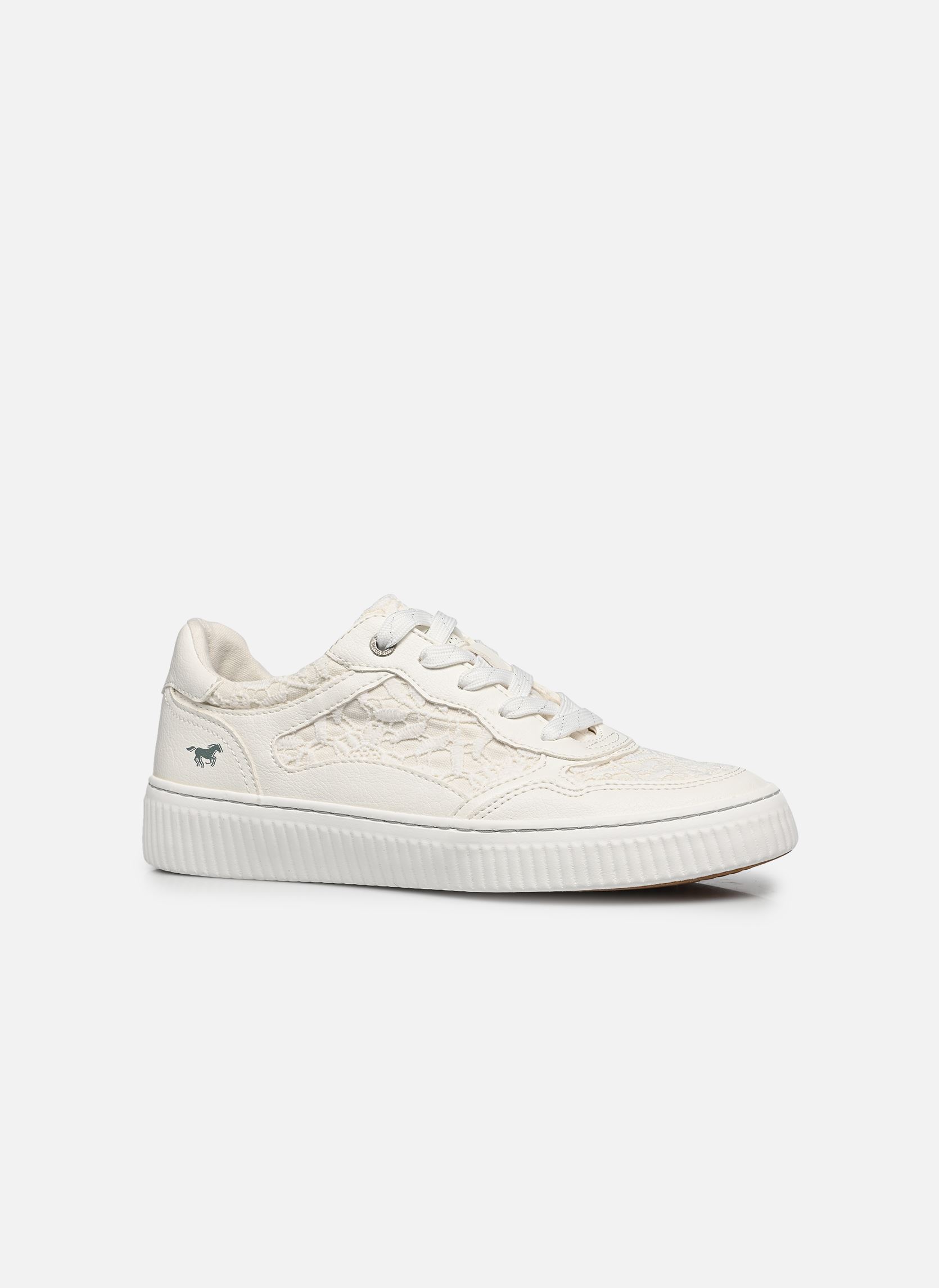Sneakers 26M0762002 dames wit Mustang shoes Sneakers 26M0762002 dames wit White