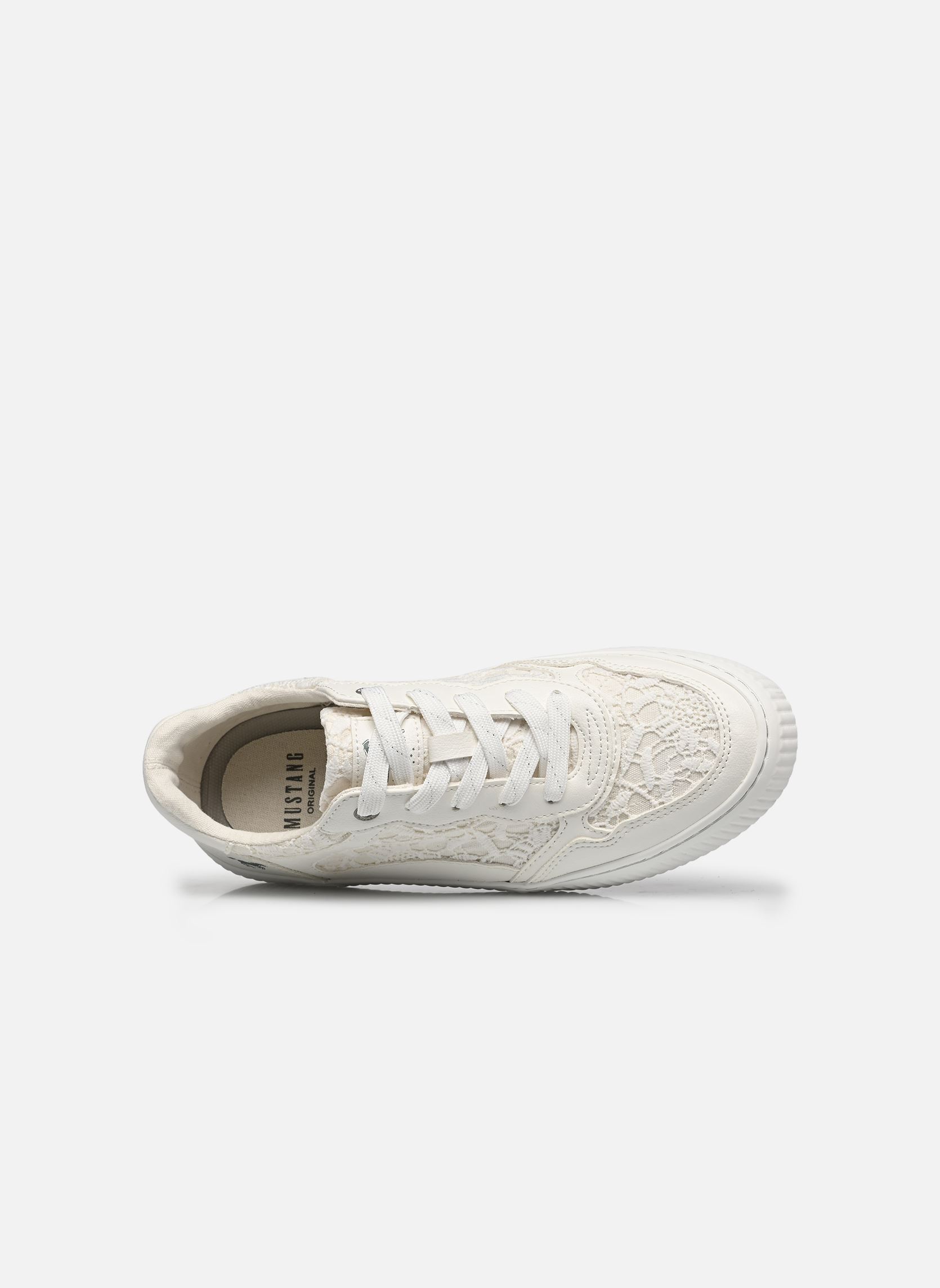 Sneakers 26M0762002 dames wit Mustang shoes Sneakers 26M0762002 dames wit White
