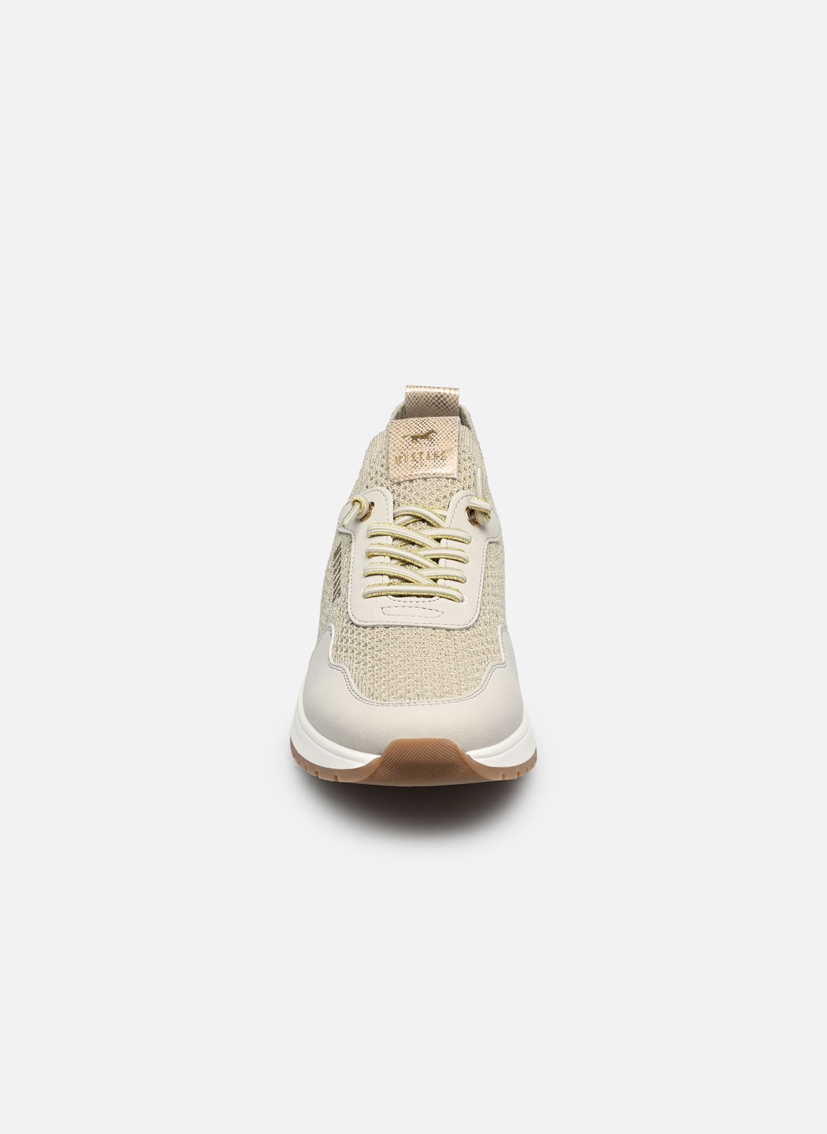 Lage sneakers 26M0522001 dames beige Mustang shoes Lage sneakers 26M0522001 dames beige sand-gold