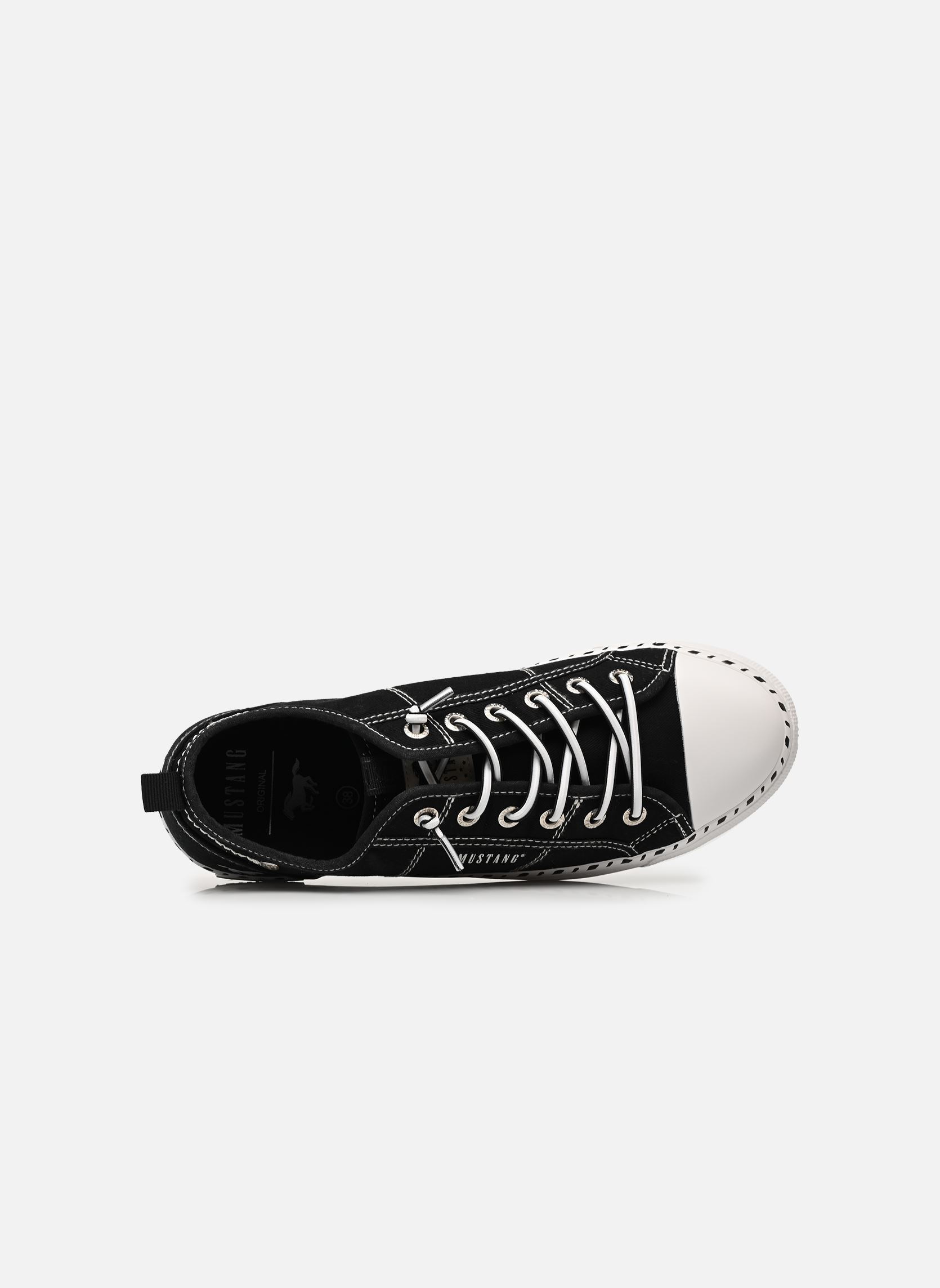 Sneaker 26M0152001 damen schwarz Mustang shoes Sneaker 26M0152001 damen schwarz Black