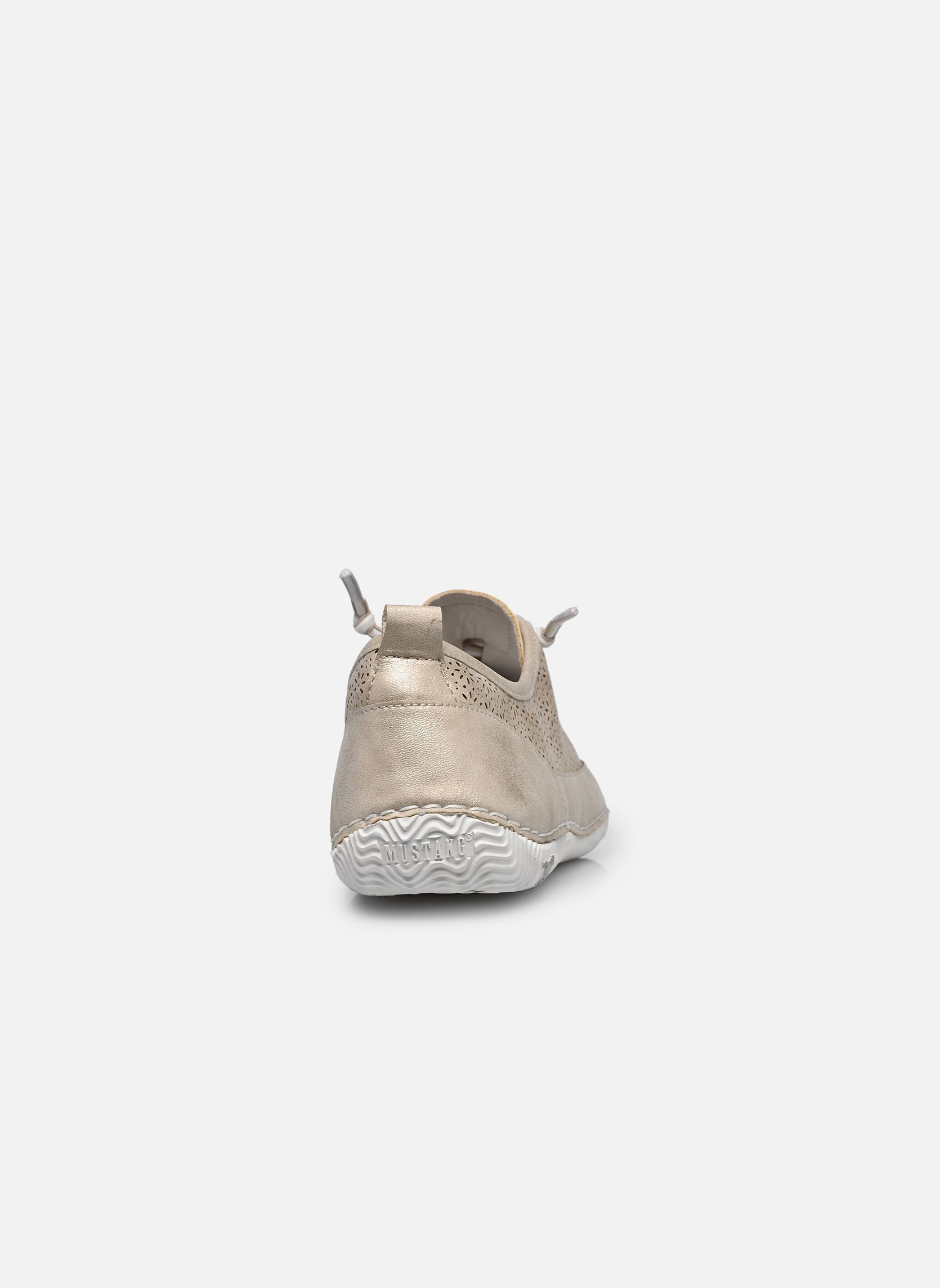 Sneakers 26M0042007 dames goud en brons Mustang shoes Sneakers 26M0042007 dames goud en brons Cream