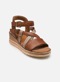 Sandales compensées et plateformes 26M0432001 femme marron Mustang shoes Sandales compensées et plateformes 26M0432001 femme marron Brown