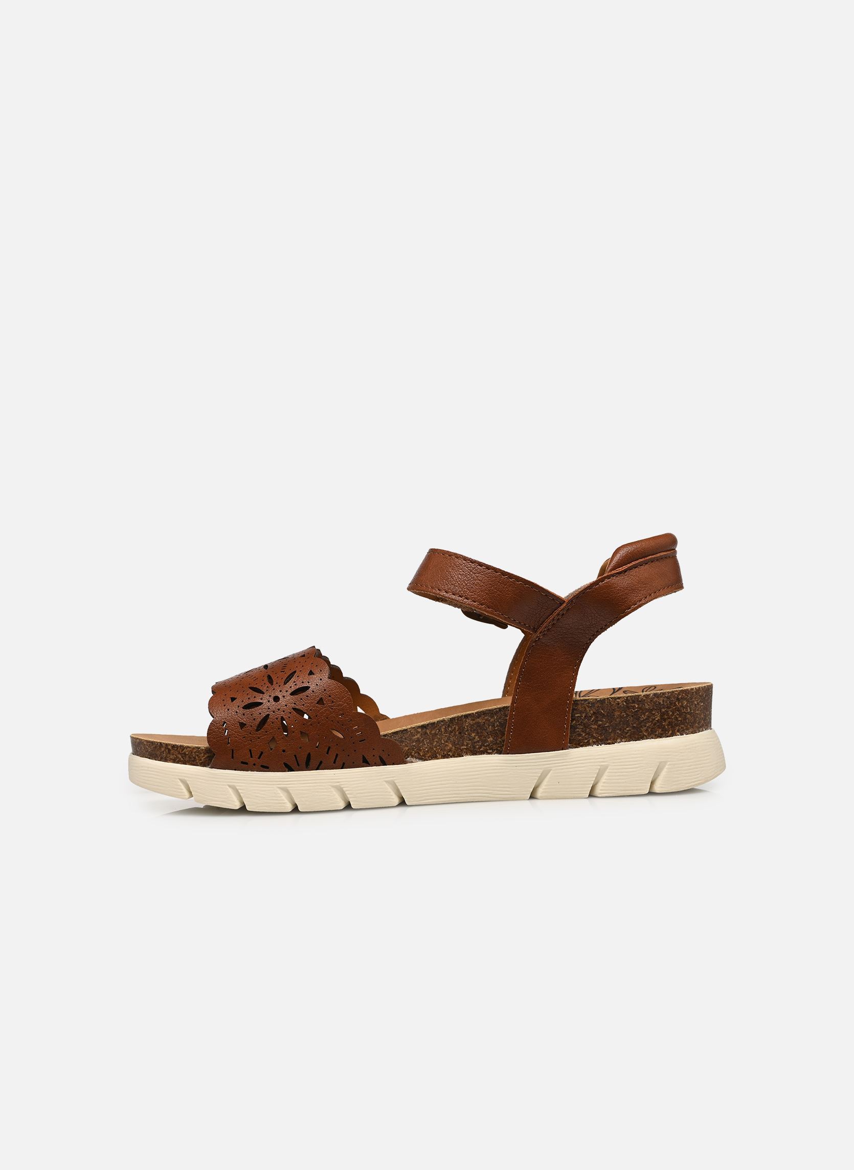 Keil- und Plateausandalen 26M0422002 damen braun Mustang shoes Keil- und Plateausandalen 26M0422002 damen braun Brown