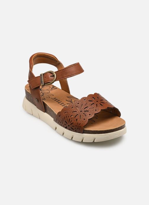 Mustang shoes Sandales compensées et plateformes 26M0422002 femme marron