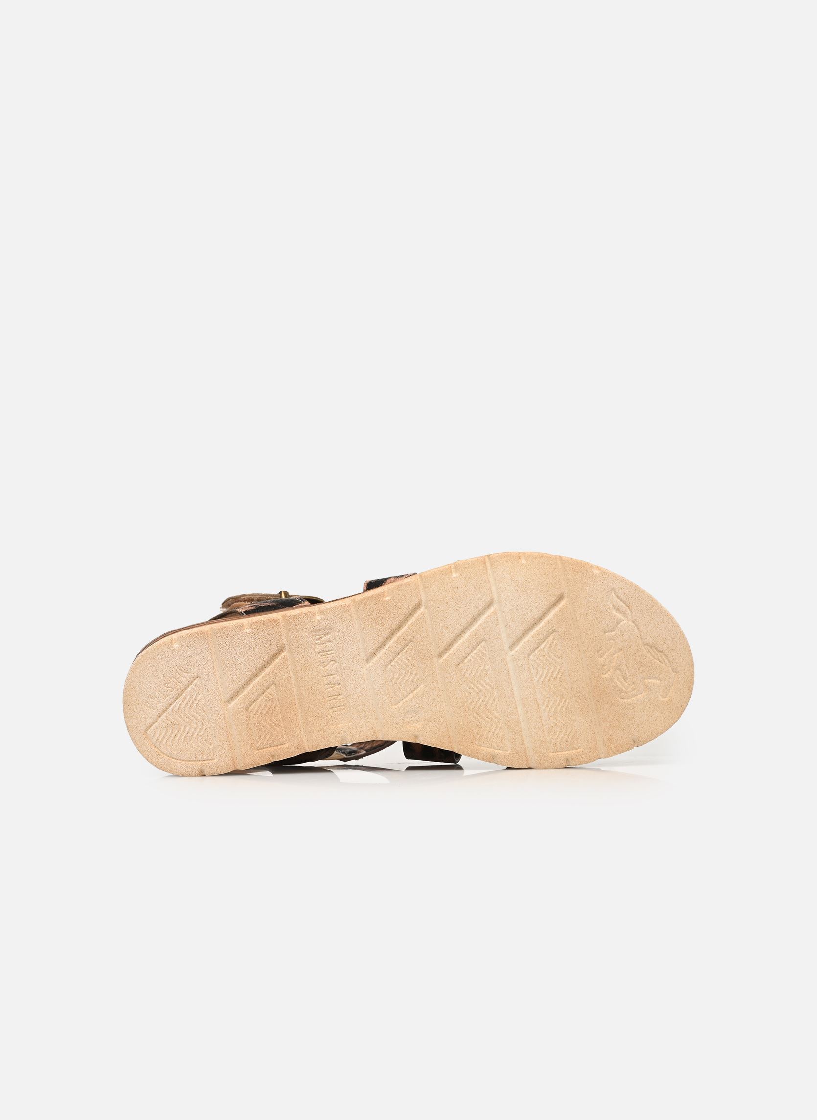 Keil- und Plateausandalen 26M0432006 damen beige Mustang shoes Keil- und Plateausandalen 26M0432006 damen beige Beige