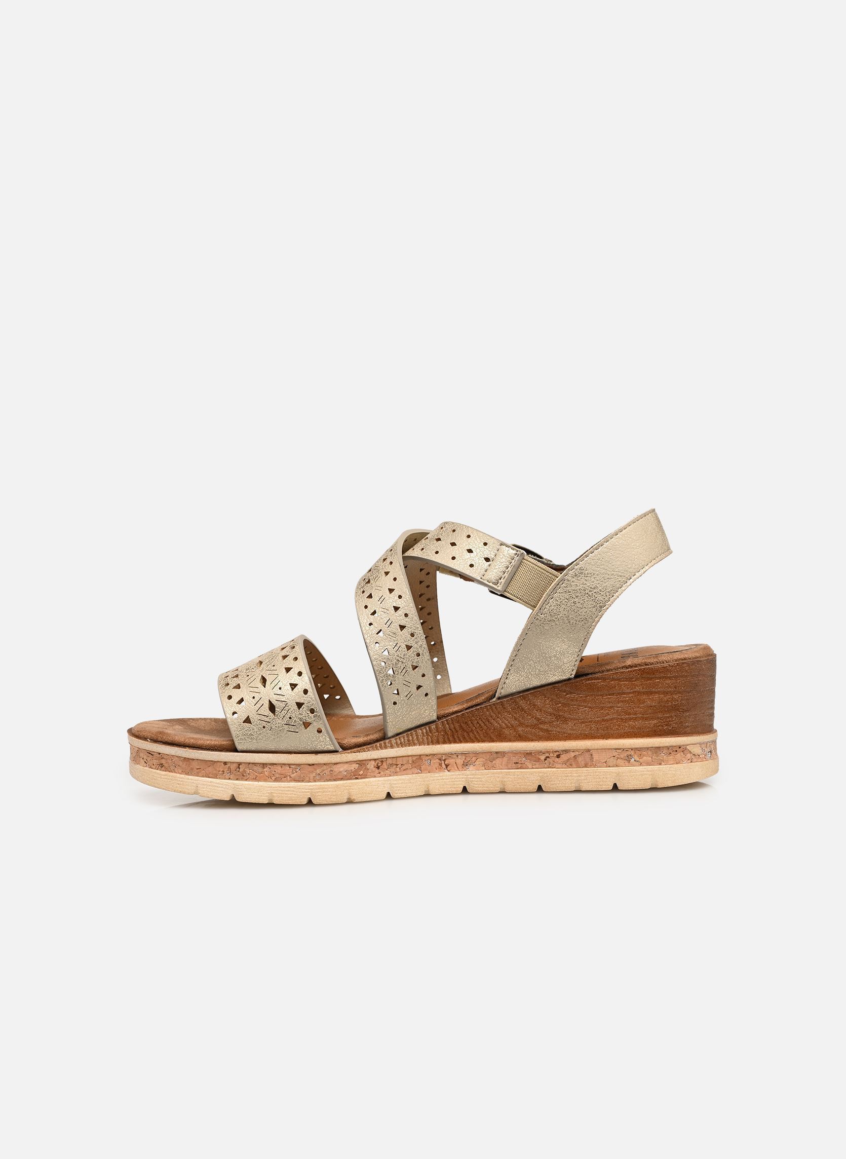 Sandali con zeppa e plateau 26M0432003 donna argento Mustang shoes Sandali con zeppa e plateau 26M0432003 donna argento Marble