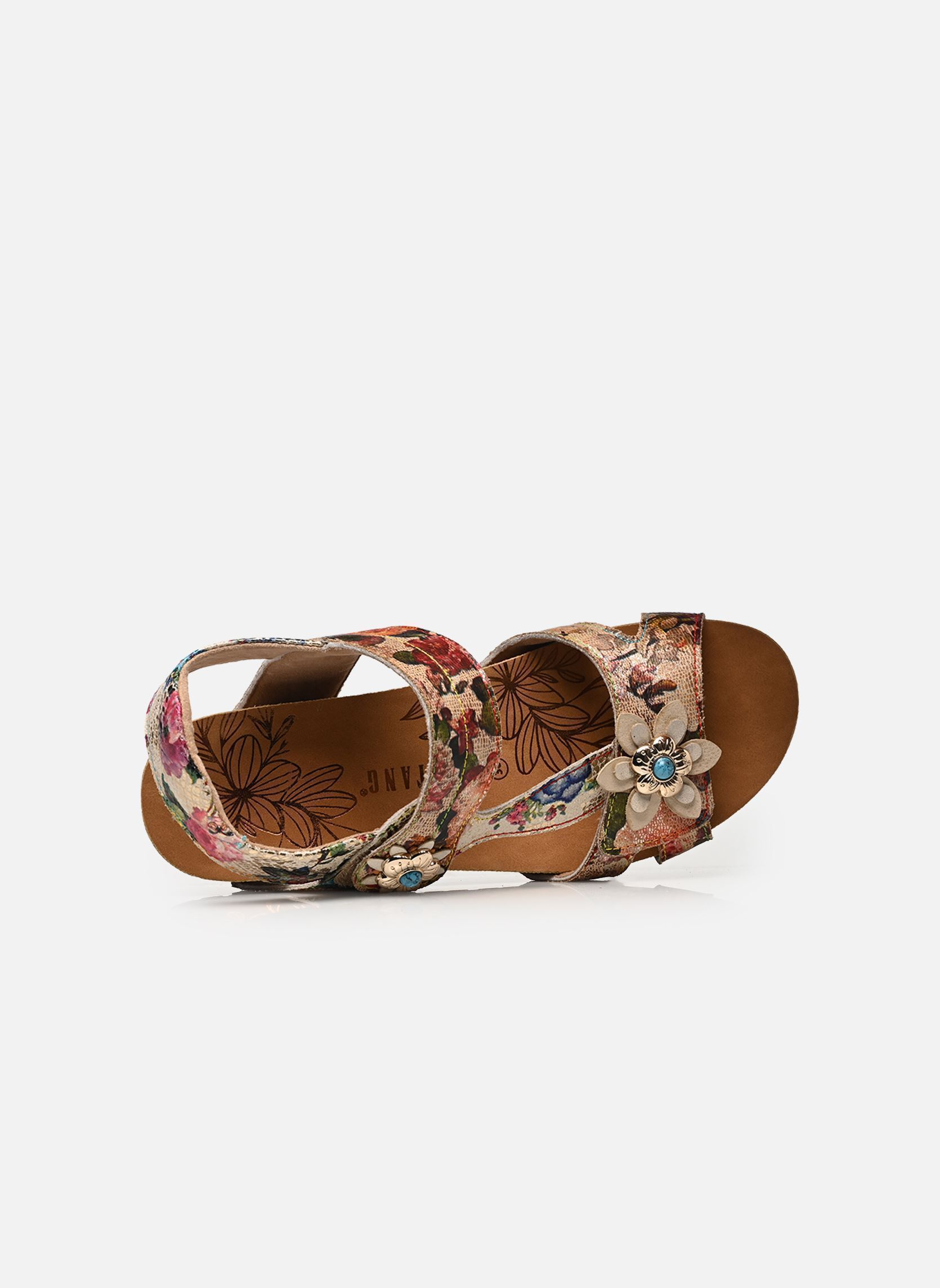 Sandales compensées et plateformes 26M0662001 femme beige Mustang shoes Sandales compensées et plateformes 26M0662001 femme beige Beige-Multi